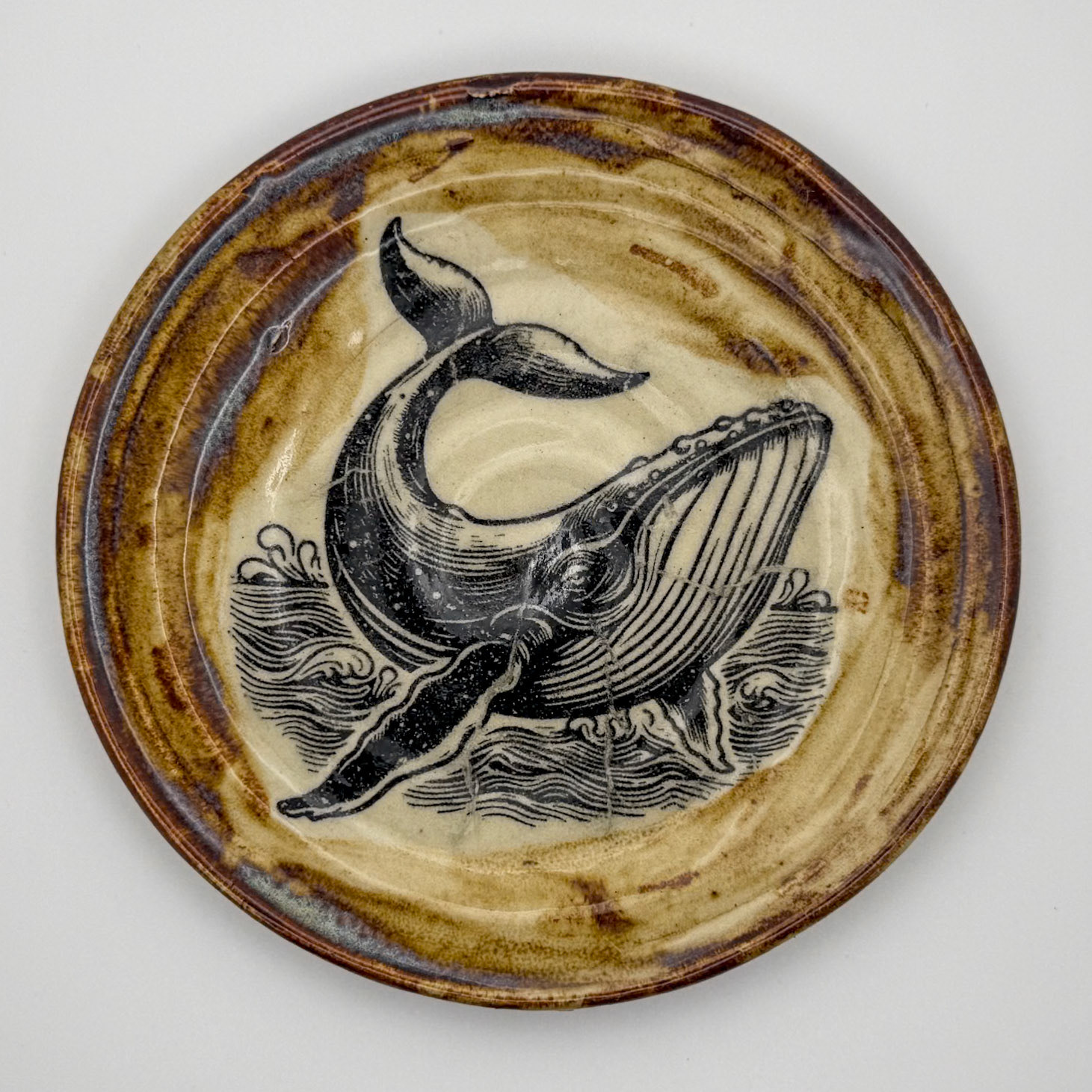 Whale Trinket Dish/Coaster – © 2026 Benjamyn Seamans. All images are protected by copyright and may not be used, reproduced, or distributed without permission.