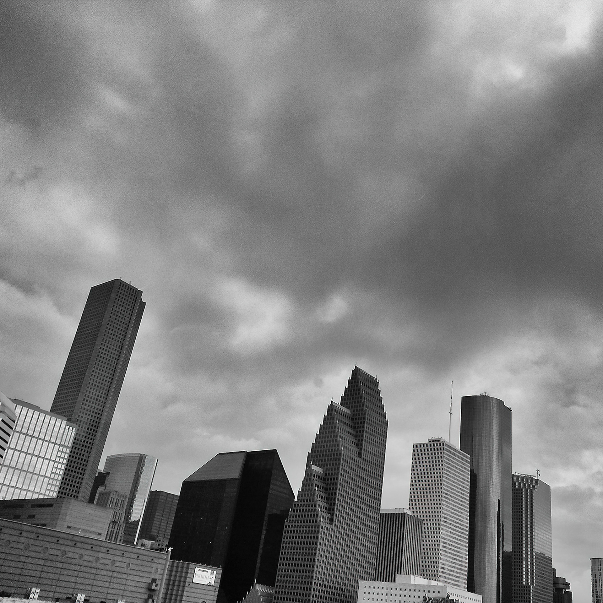 Looking southeast near McKinney Street - Houston, Texas