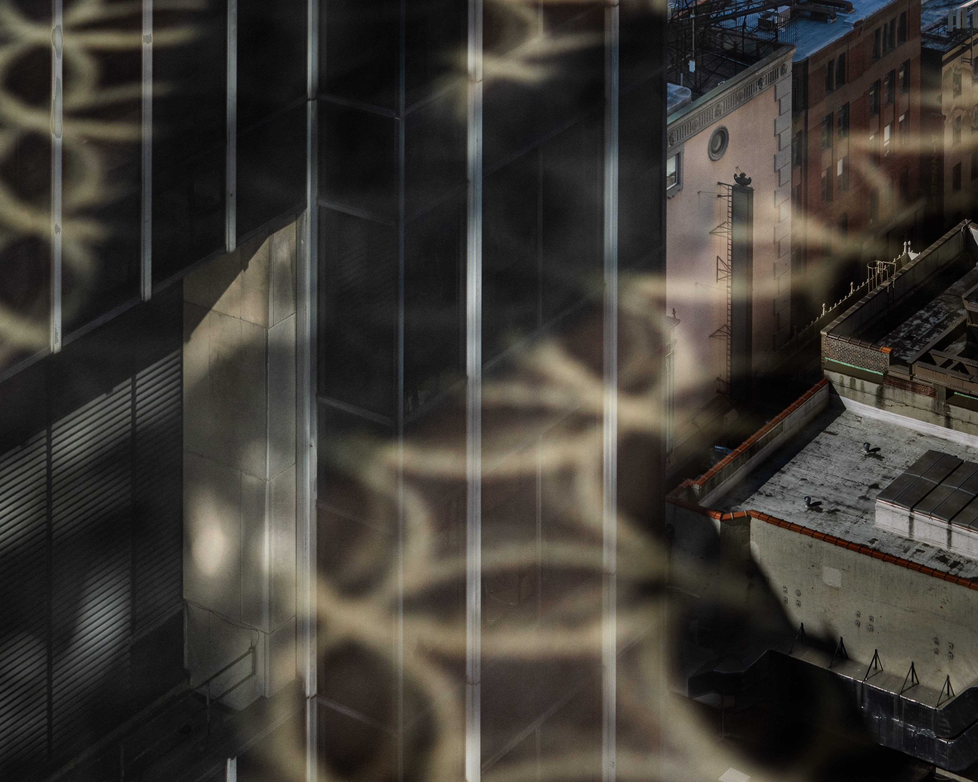 Hotel window, NYC, NY