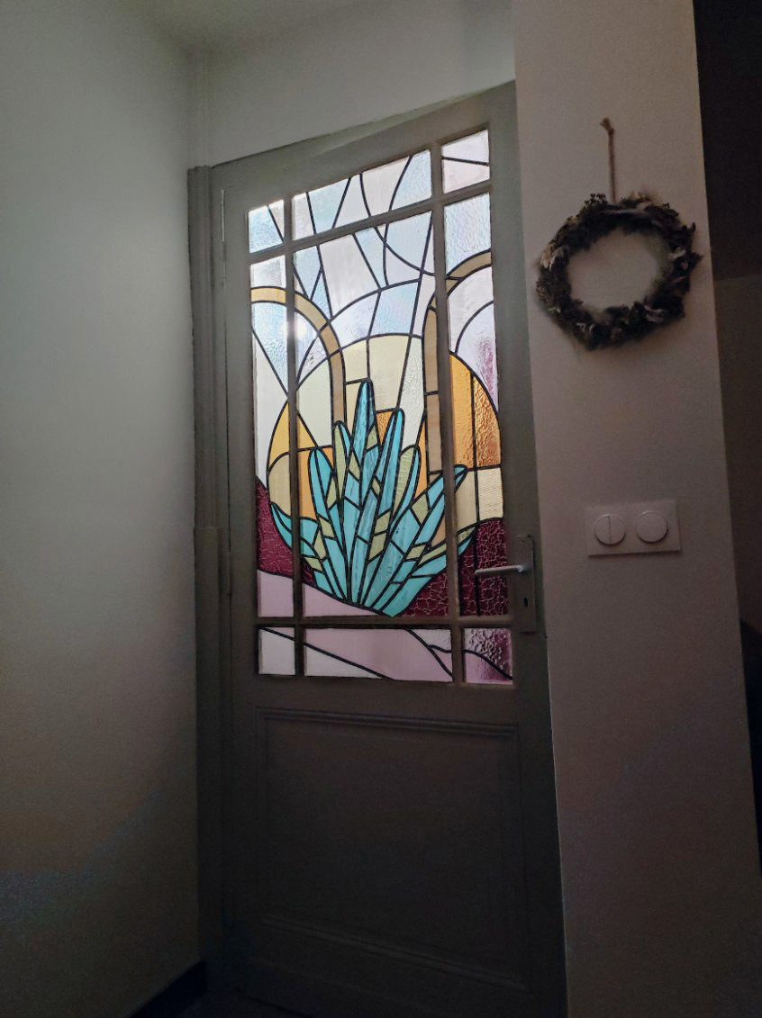 porte réinstallée verso