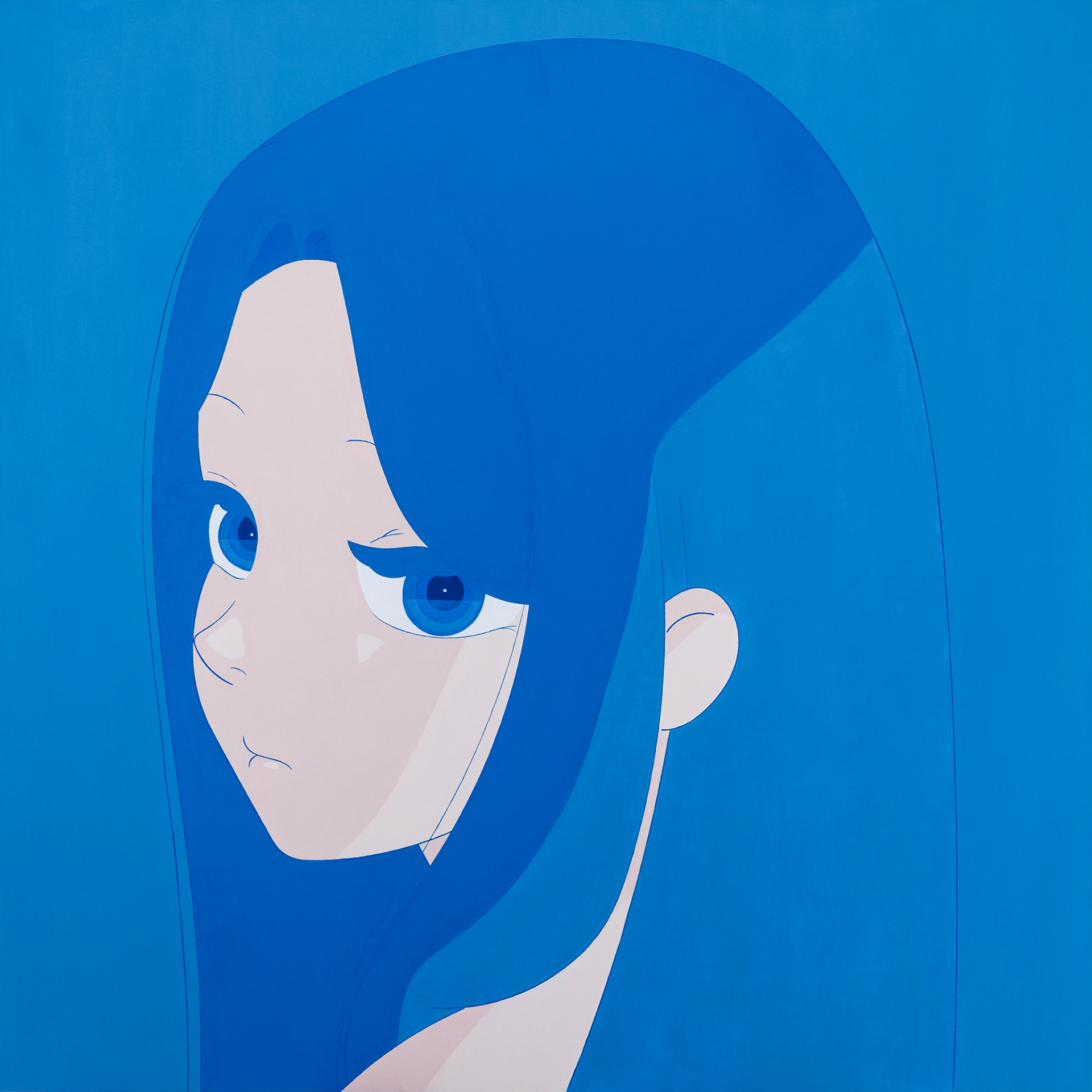 Calm water, Acrylic on canvas, 130.3x130.3cm, 2022