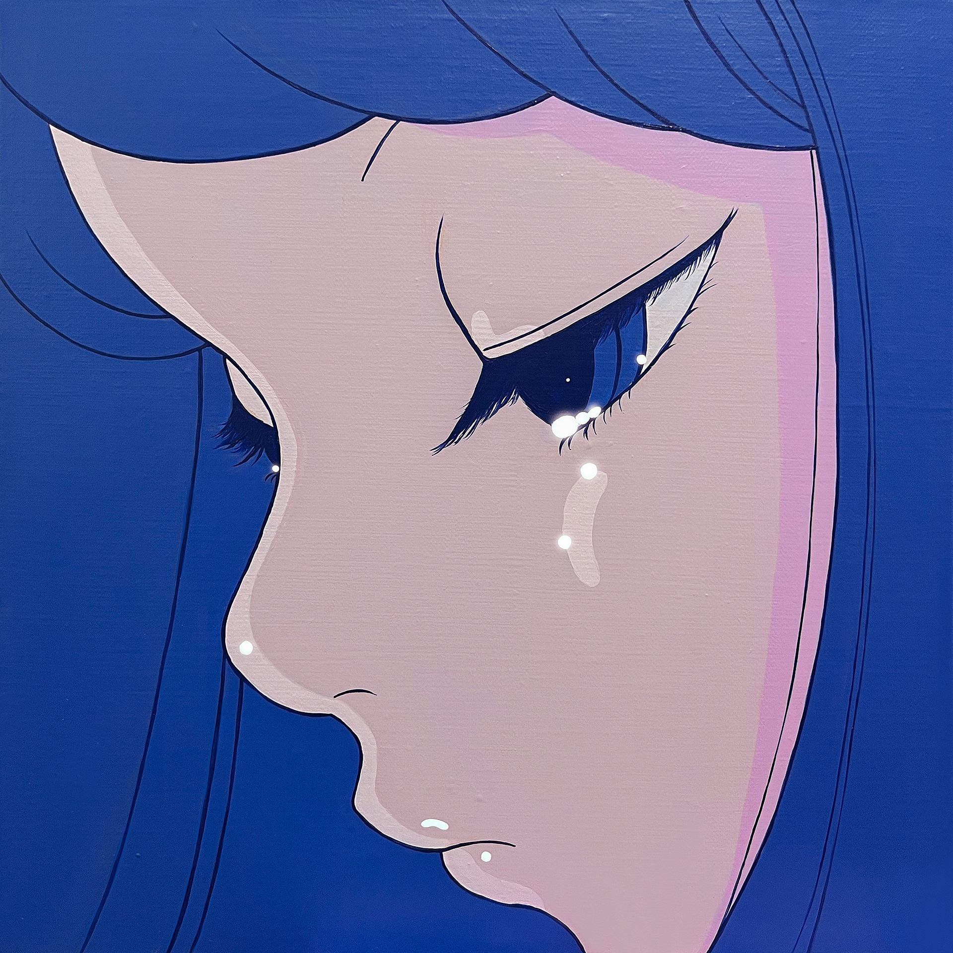  Light Drop, Acrylic on canvas, 27.3x27.3cm, 2025