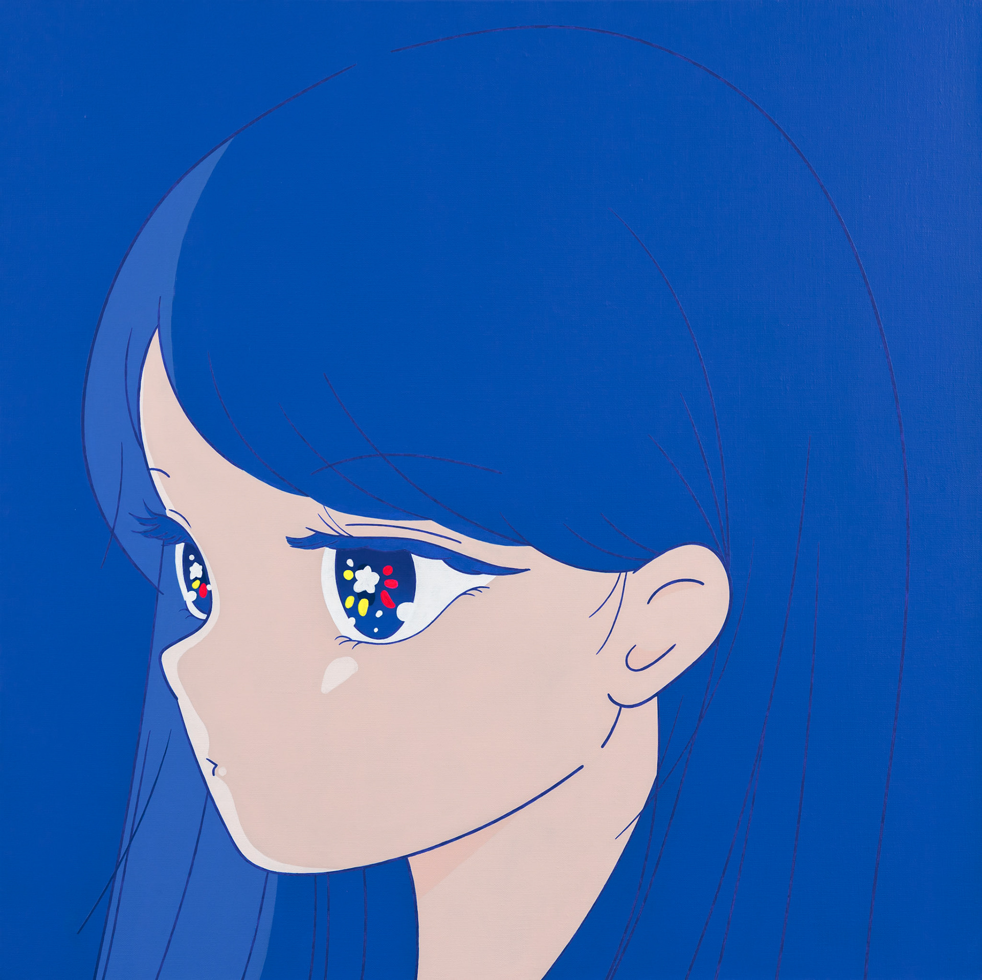 Starlit, Acrylic on canvas, 72.7x72.7cm, 2025