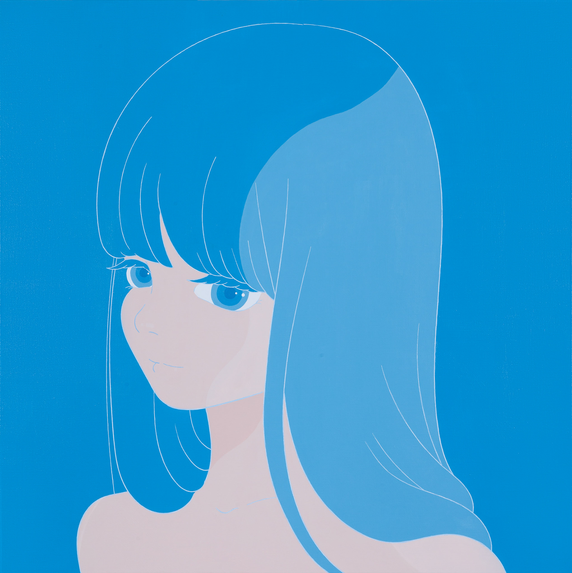 현재-1, Acrylic on canvas, 91x91cm, 2023