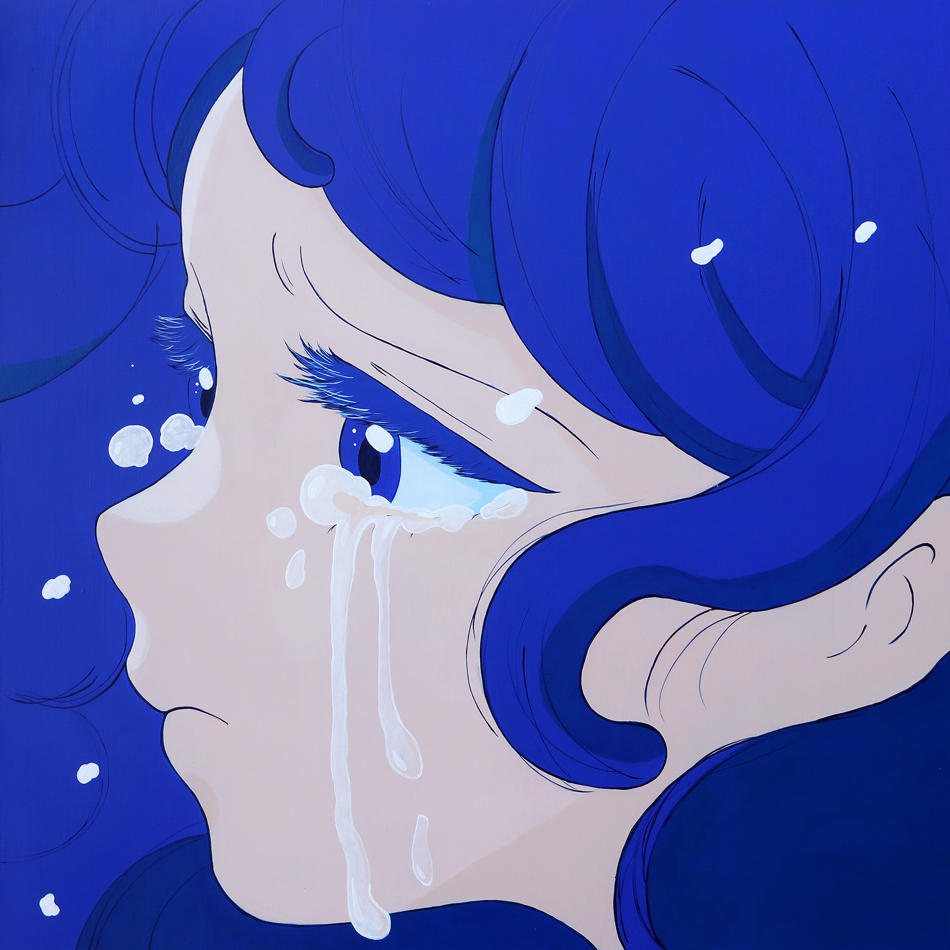 Overflow, Acrylic on canvas, 60.6x60.6cm, 2025