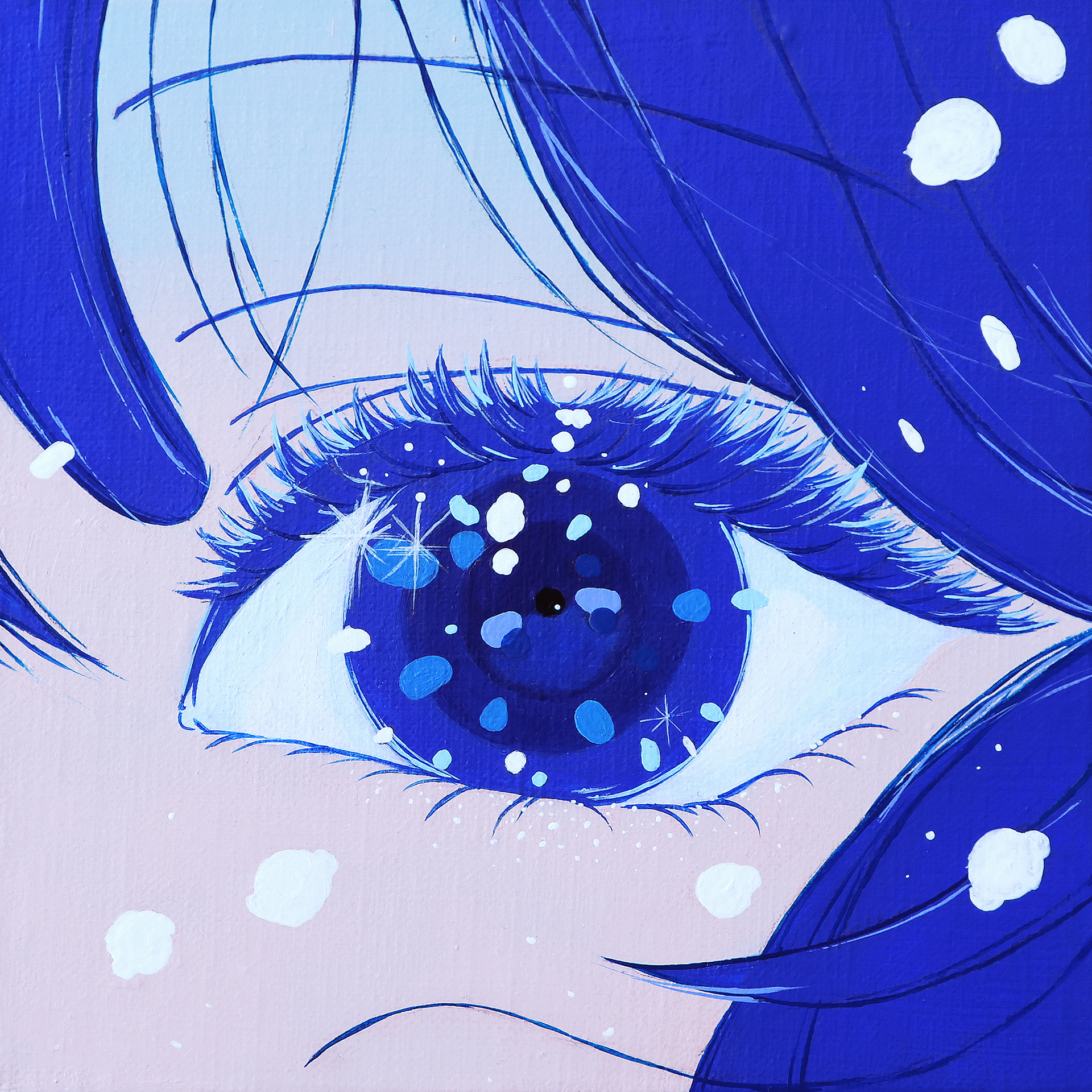 Dream's Entrance, Acrylic on canvas,15.8x15.8cm, 2025