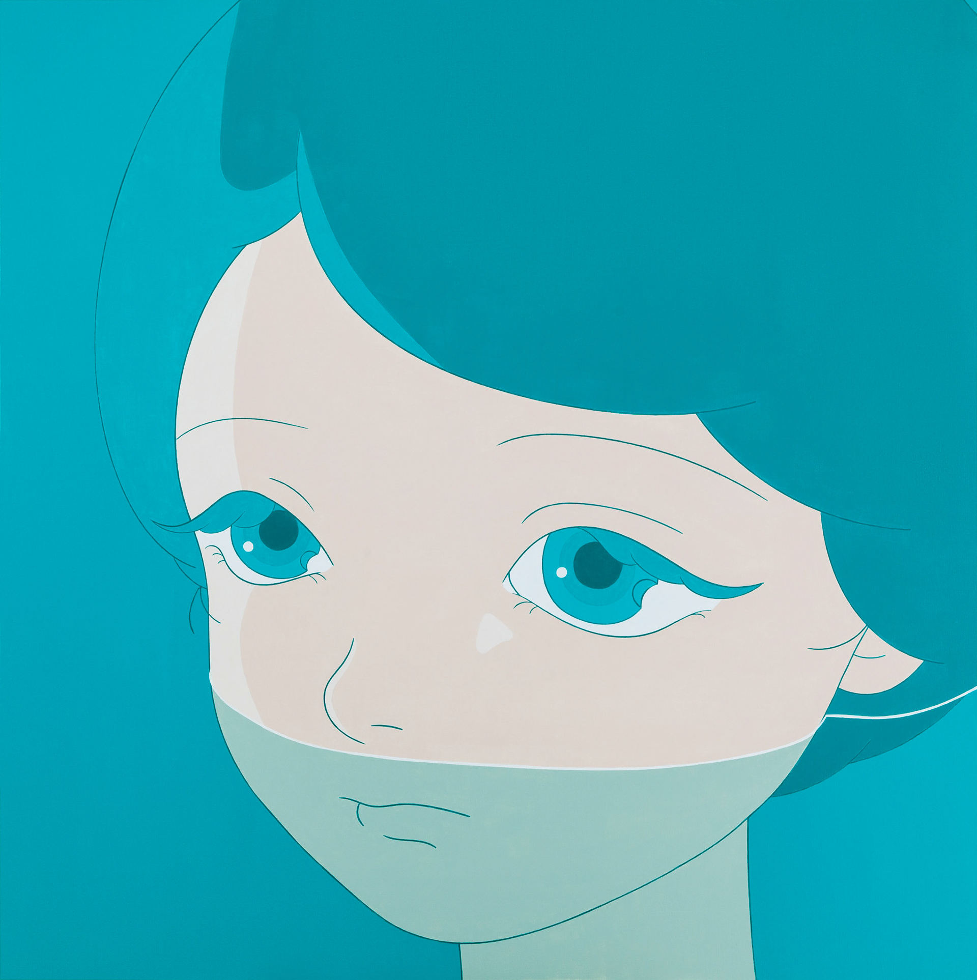 Growing pain, Acrylic on canvas, 130.3x130.3cm, 2022