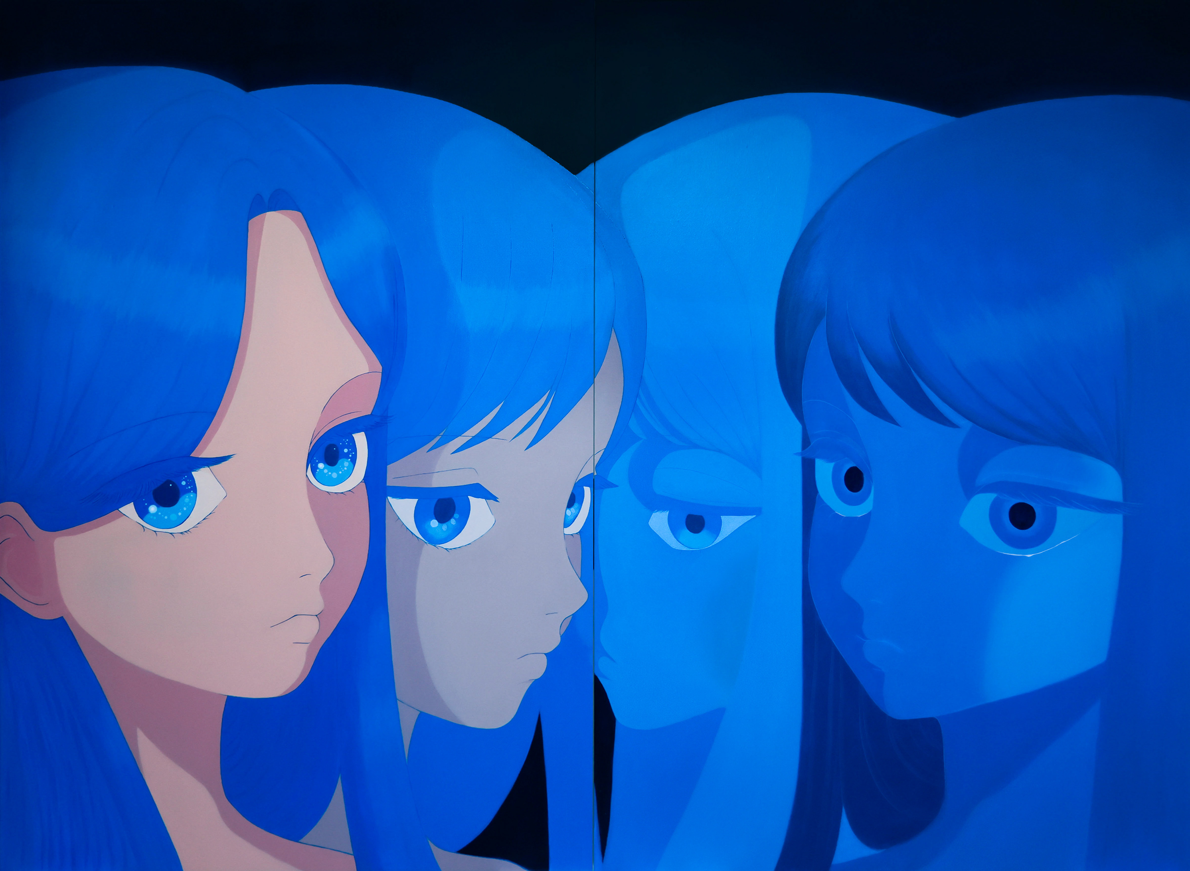 The Deepening Continuum,  Acrylic on canvas, 193.9x260.6cm, 2026