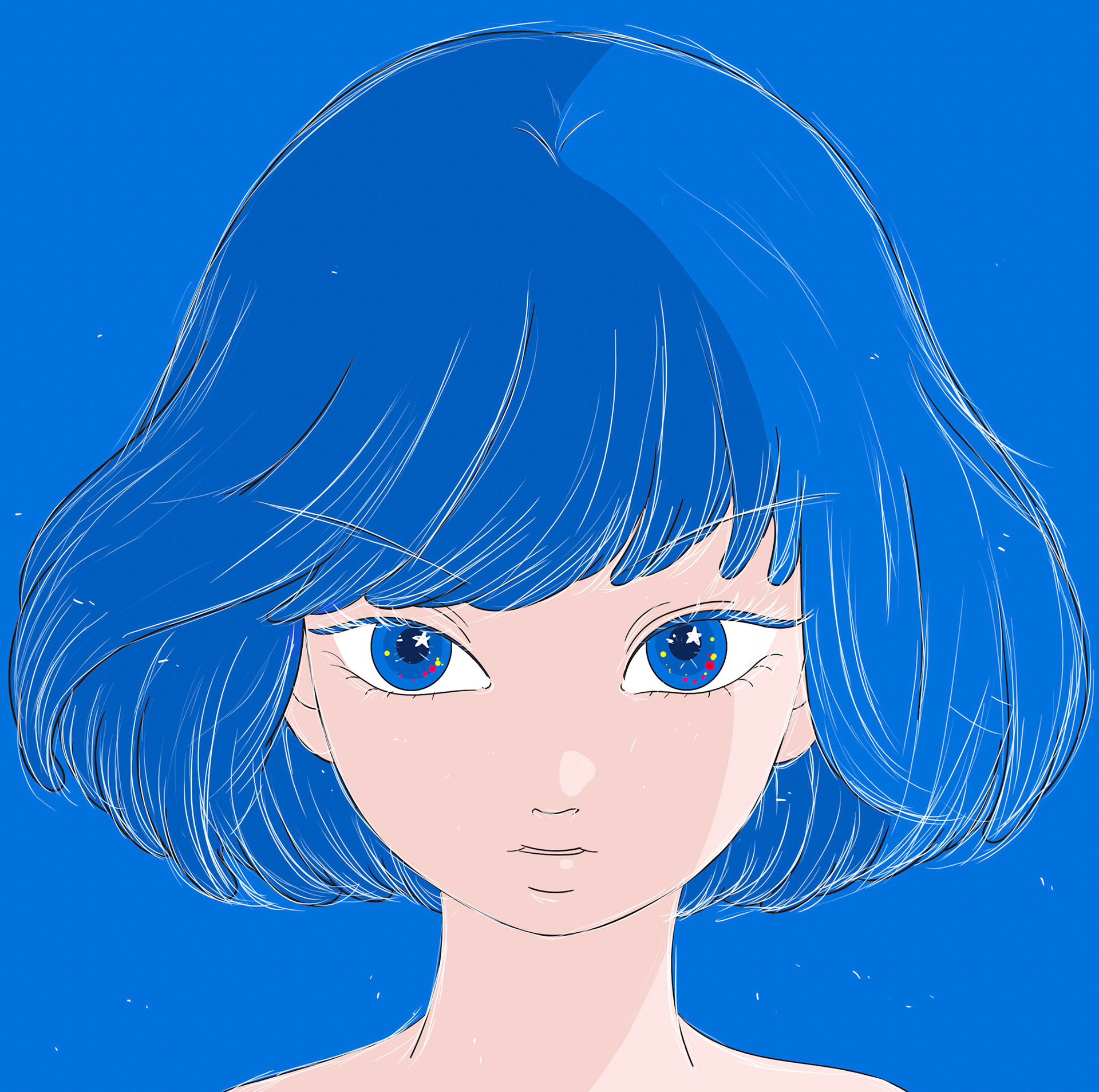 Squeeze, Acrylic on canvas, 91x91cm, 2024