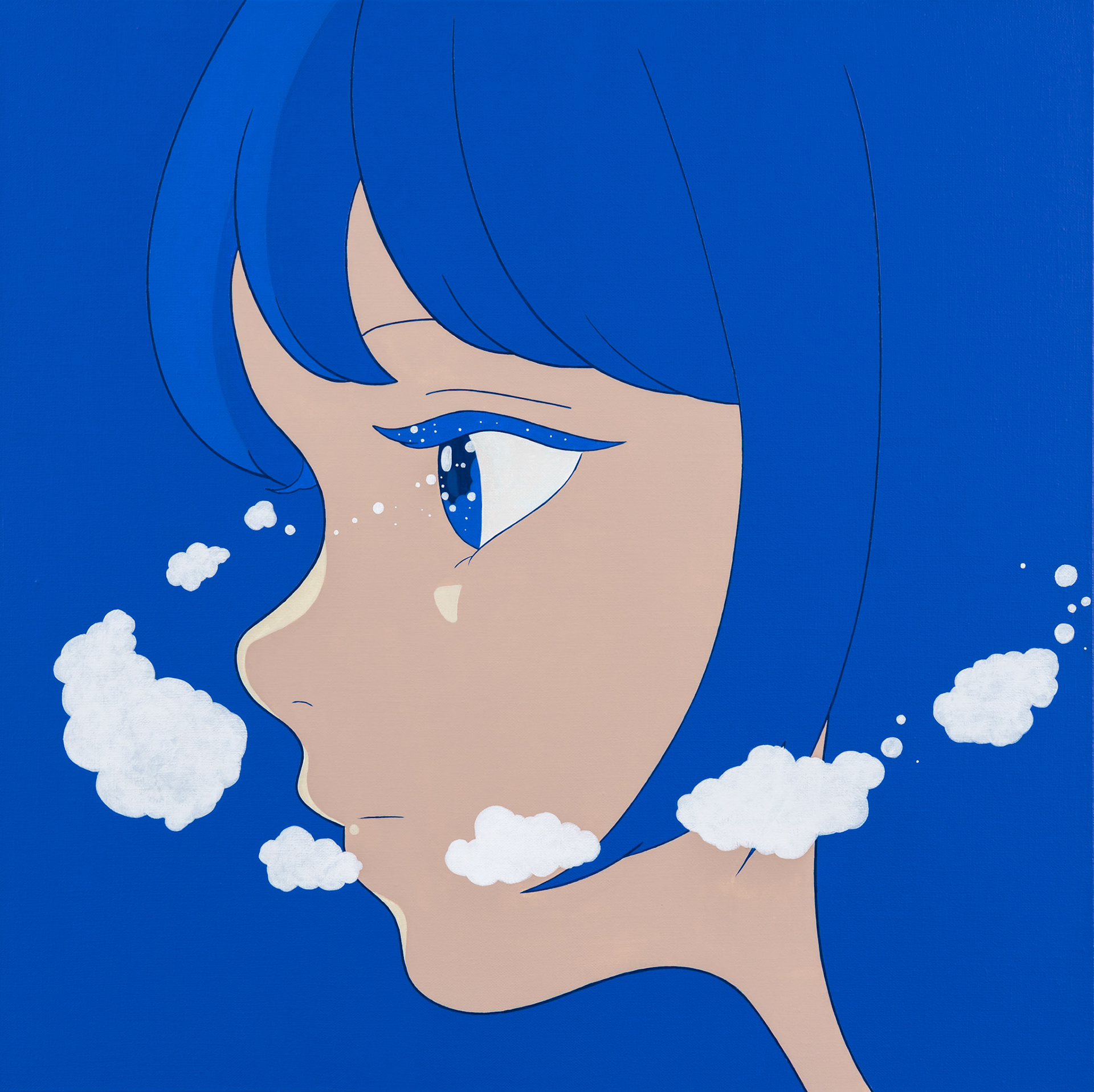 Whisper, Acrylic on canvas, 60.6x60.6cm, 2025