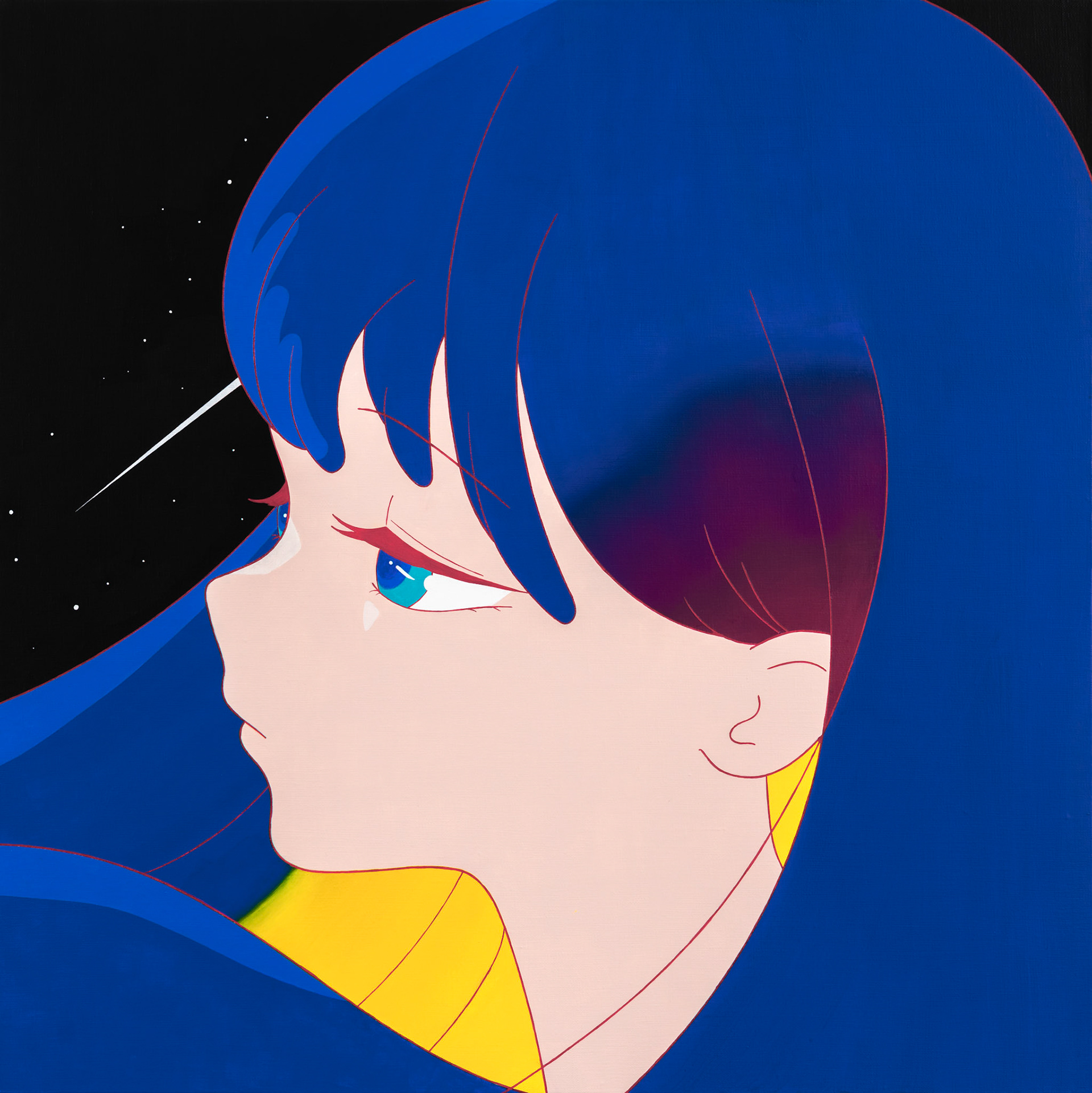 Aurora, Acrylic on canvas, 72.7x72.7cm, 2025