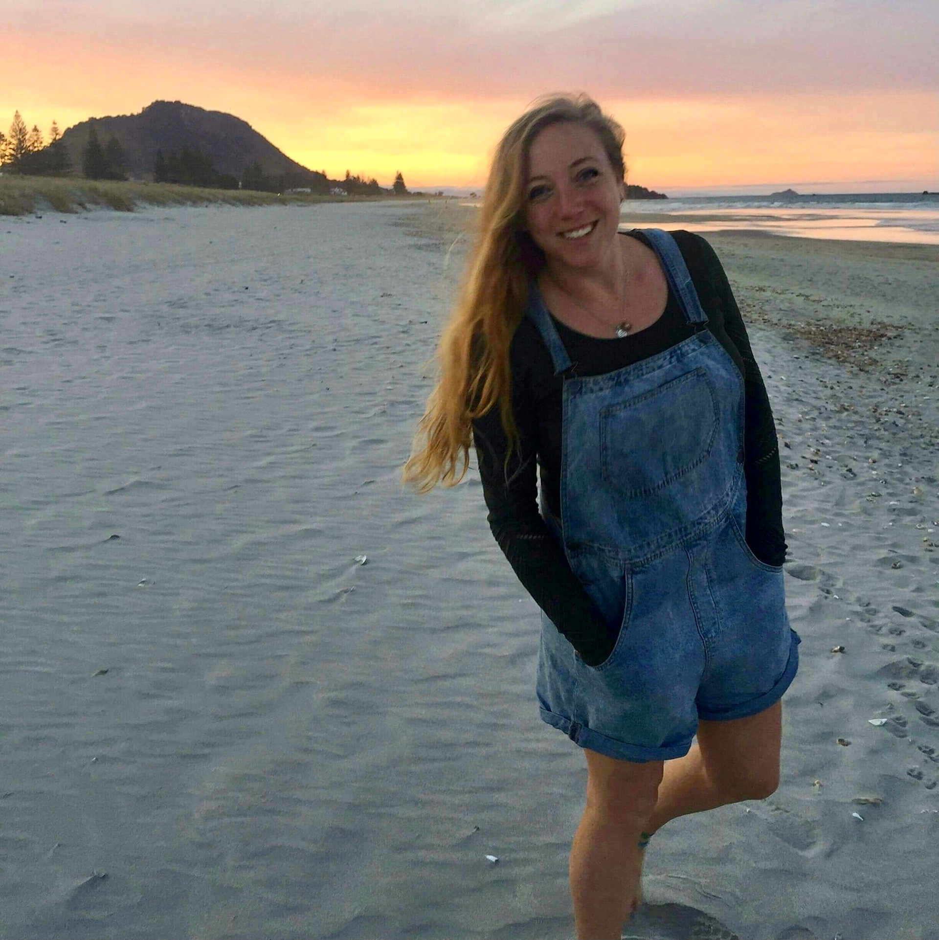 Me in my second home Mount Maunganui, New Zealand