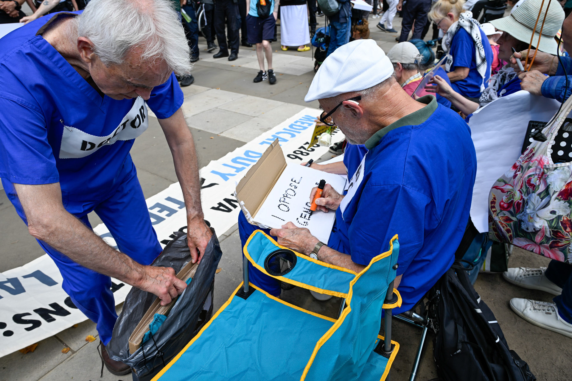 Hundreds of supporters of proscribed terrorist group Palestine Action were arrested on Parliament Square