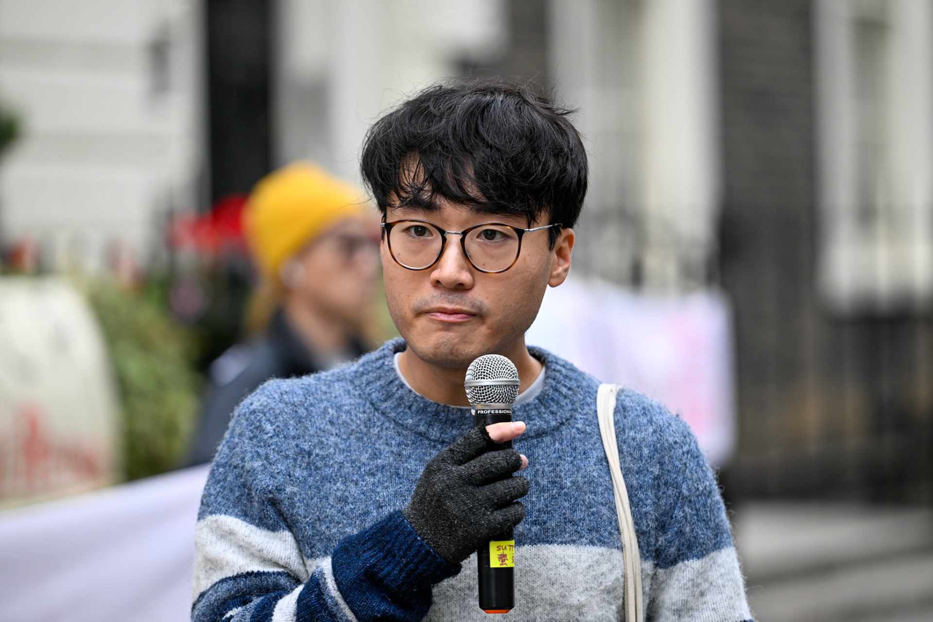 London, UK, 28th September 2025: 11th Anniversary march to commerate the pro democracy protest in Hong Kong in 2014 called the yellow umbrella revolution, monkeybutlerimages/ alamy live news