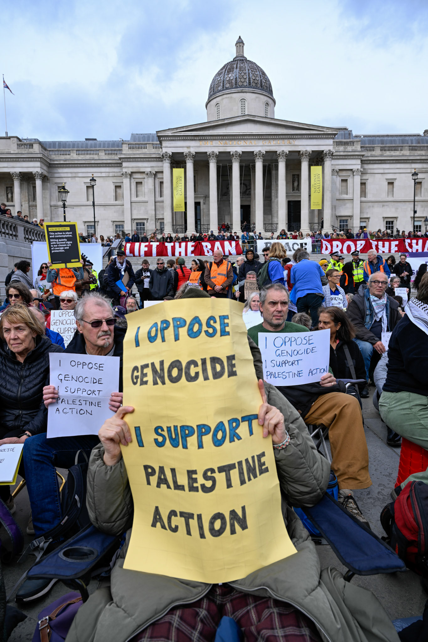 London, UK, 4th October 2025: Defend our juries organise a protest aimed at overturning the ban on Palestine Action, Monkey Butler Images / Alamy Live News