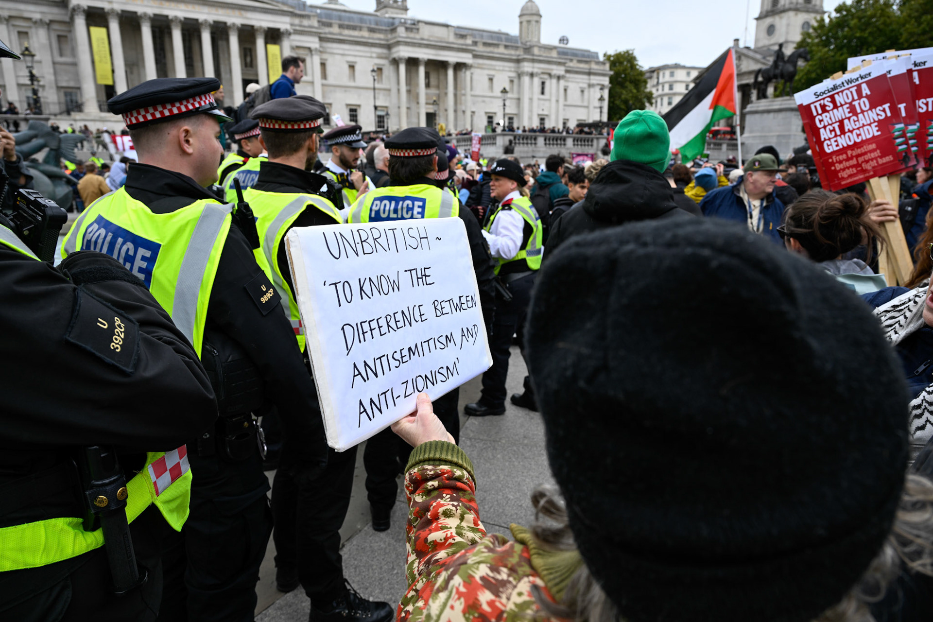 London, UK, 4th October 2025: Defend our juries organise a protest aimed at overturning the ban on Palestine Action, Monkey Butler Images / Alamy Live News