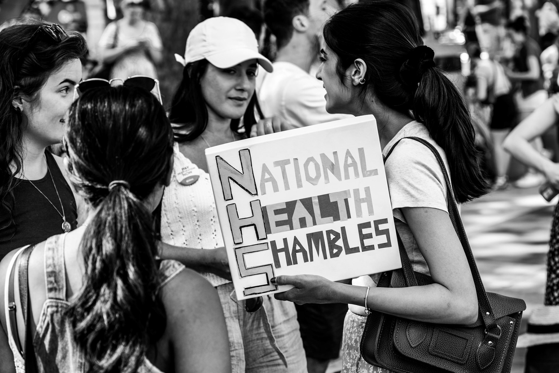Striking Junior Doctors March in London to Parliament Square over fair pay demands 16/06/23