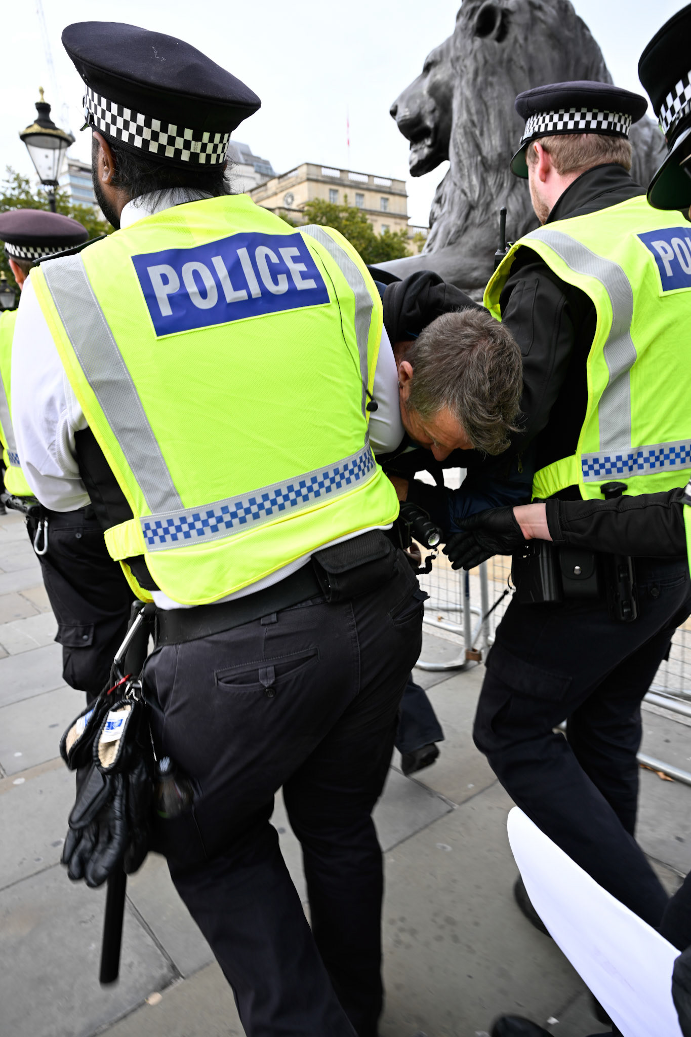 London, UK, 4th October 2025: Defend our juries organise a protest aimed at overturning the ban on Palestine Action, Monkey Butler Images / Alamy Live News