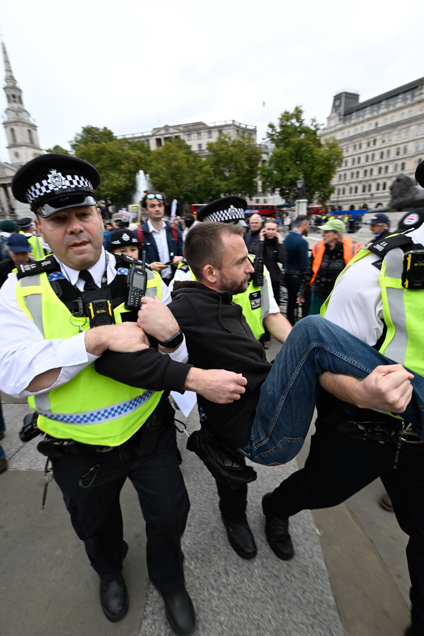 London, UK, 4th October 2025: Defend our juries organise a protest aimed at overturning the ban on Palestine Action, Monkey Butler Images / Alamy Live News