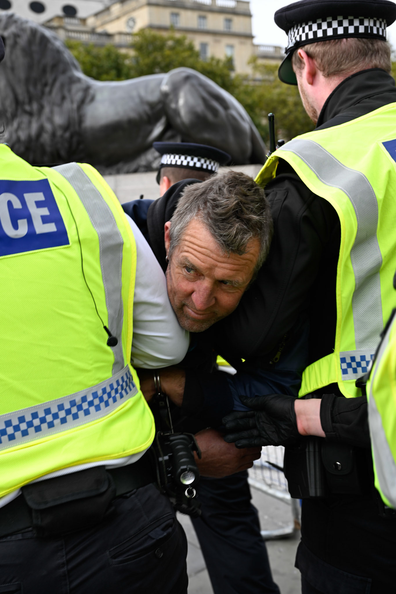 London, UK, 4th October 2025: Defend our juries organise a protest aimed at overturning the ban on Palestine Action, Monkey Butler Images / Alamy Live News