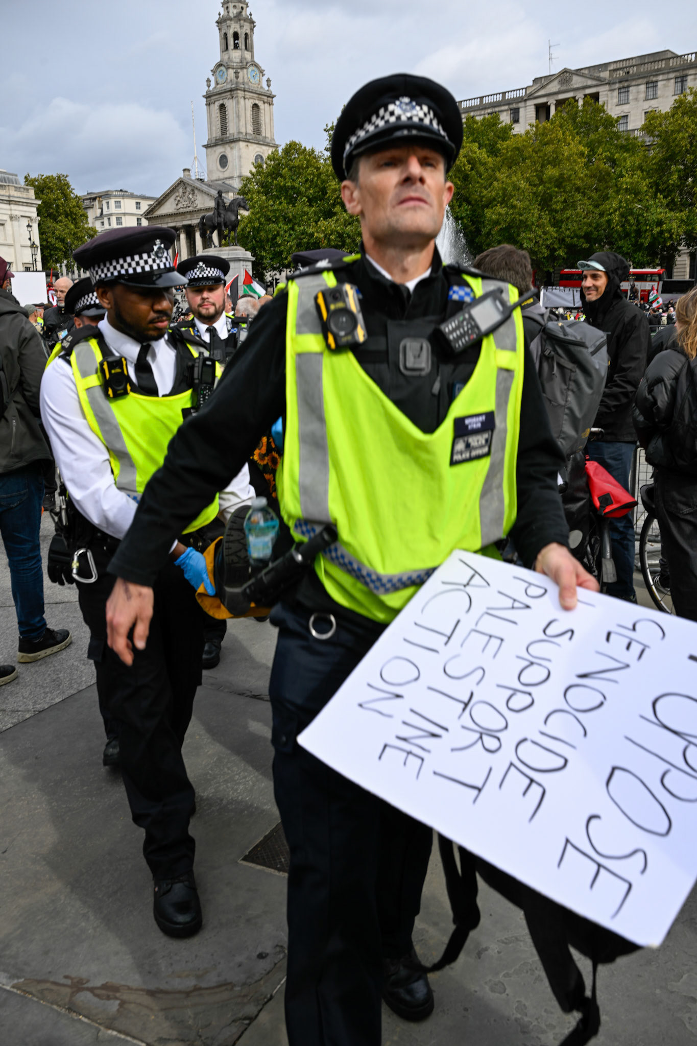 London, UK, 4th October 2025: Defend our juries organise a protest aimed at overturning the ban on Palestine Action, Monkey Butler Images / Alamy Live News