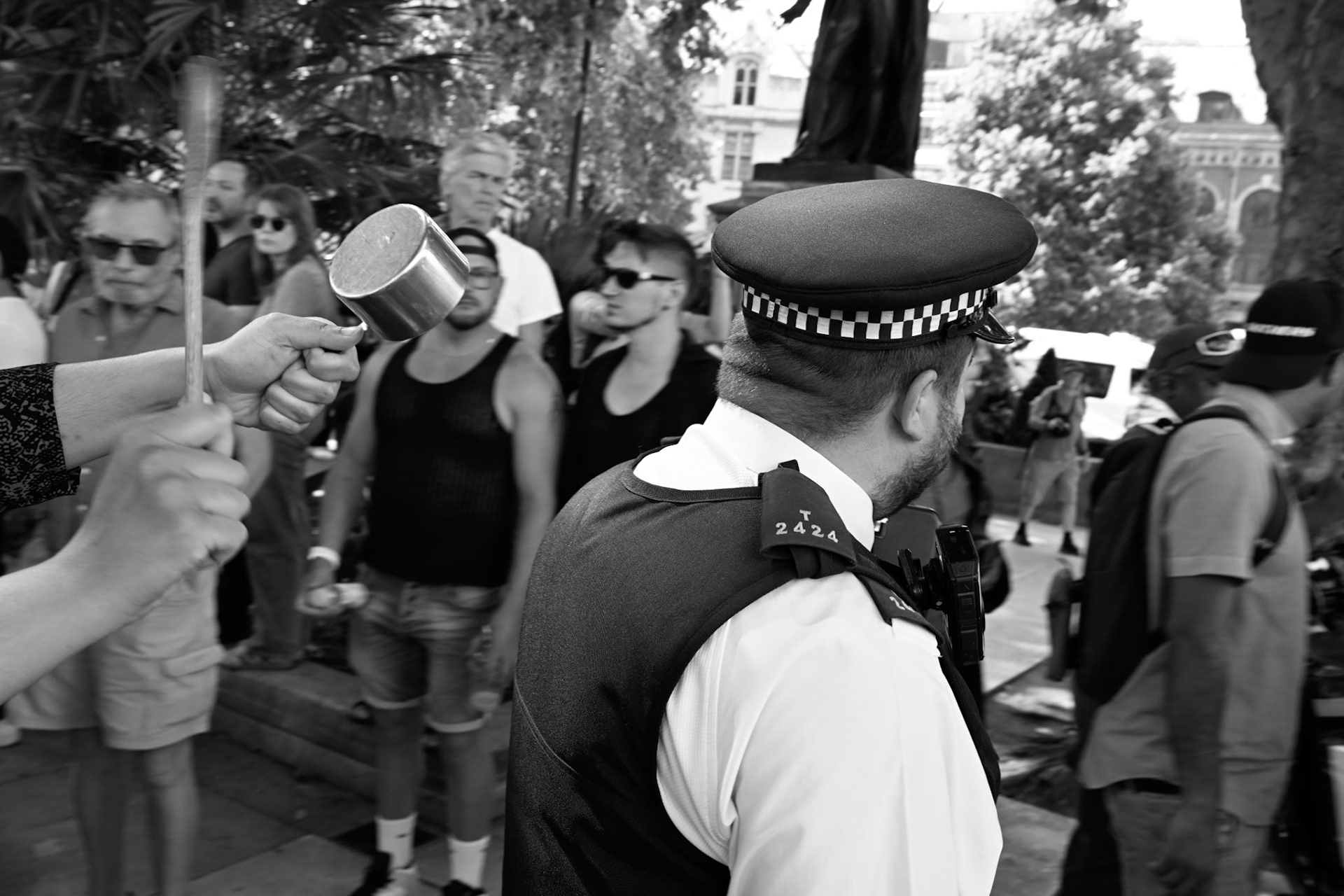 Hundreds of supporters of proscribed terrorist group Palestine Action were arrested on Parliament Square