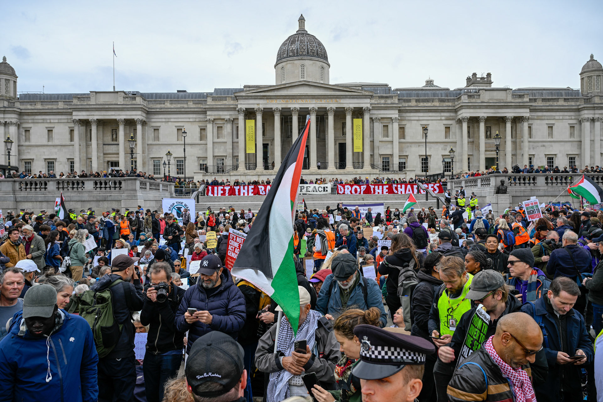London, UK, 4th October 2025: Defend our juries organise a protest aimed at overturning the ban on Palestine Action, Monkey Butler Images / Alamy Live News