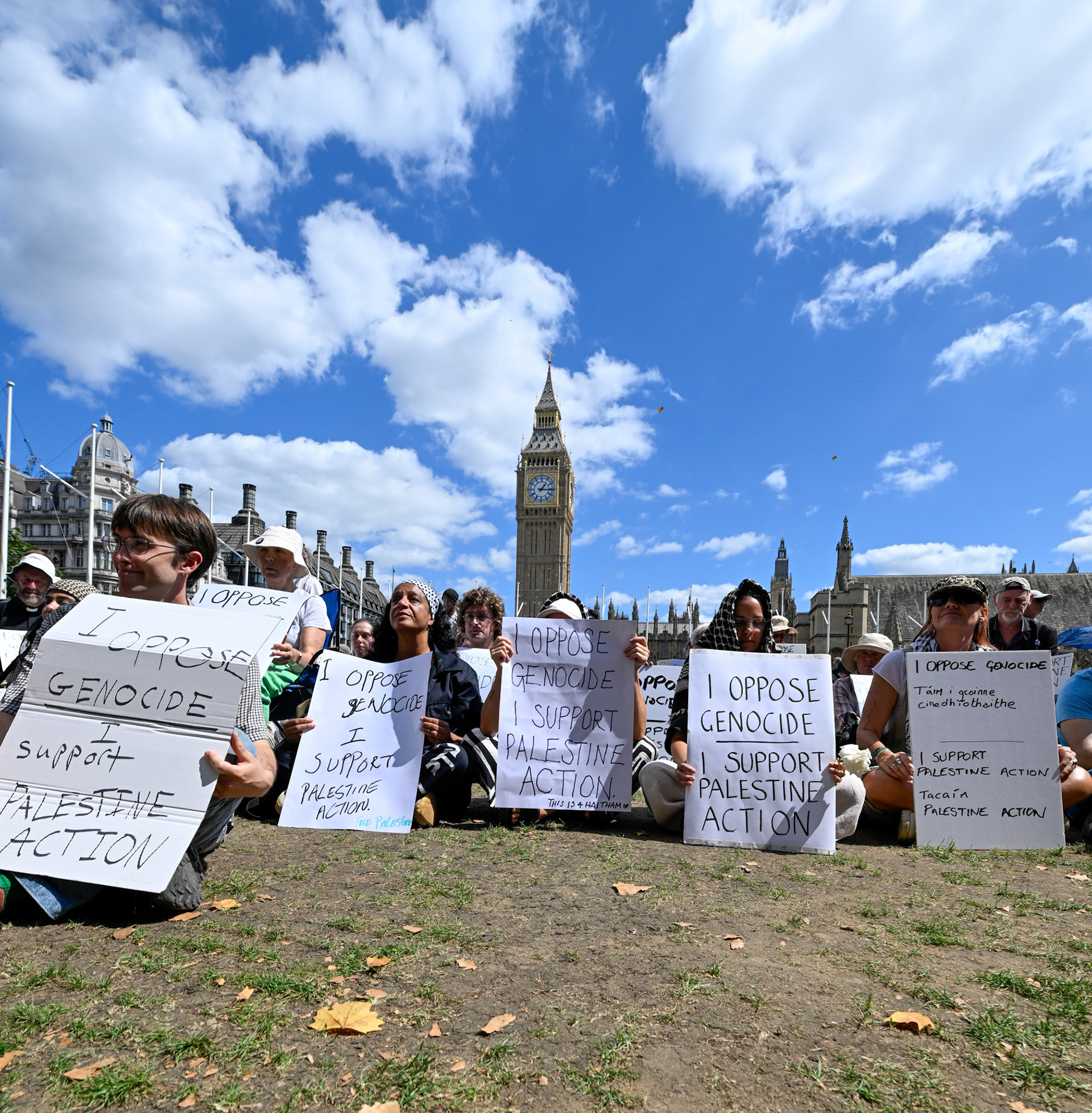 Hundreds of activists gathered to support the proscribed terrorist group Palestine Action. Police arrested any person supporting the group resulted in mass arrests.