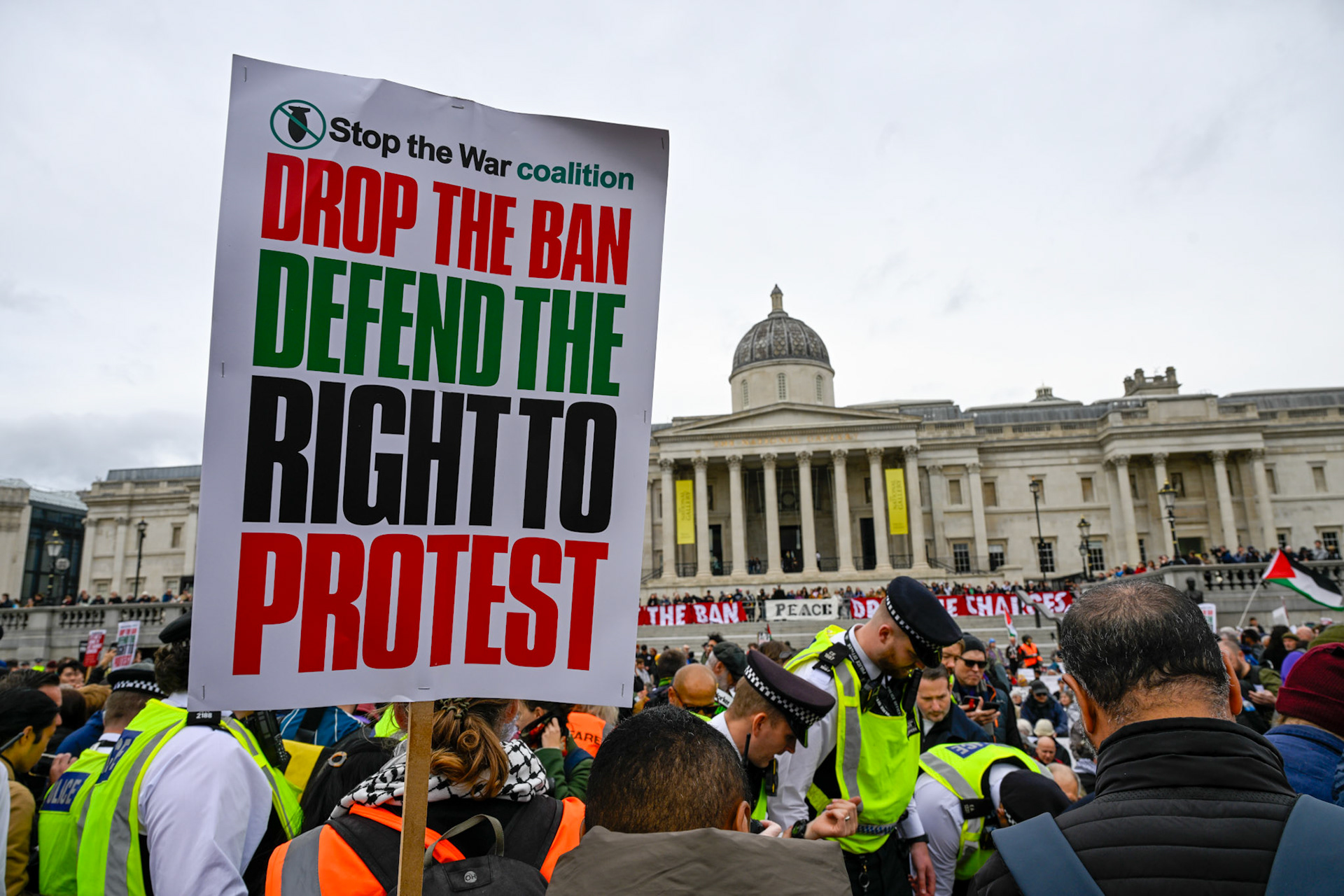 London, UK, 4th October 2025: Defend our juries organise a protest aimed at overturning the ban on Palestine Action, Monkey Butler Images / Alamy Live News