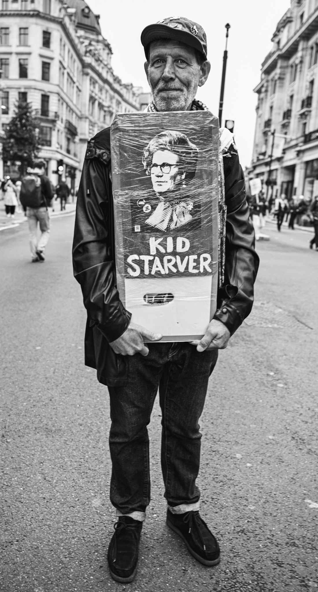 London, UK, 17th September 2025, A large protest by thousands of anti Trump supporters wound through central London towards Parliament, monkeybutlerimages / Alamy Live News