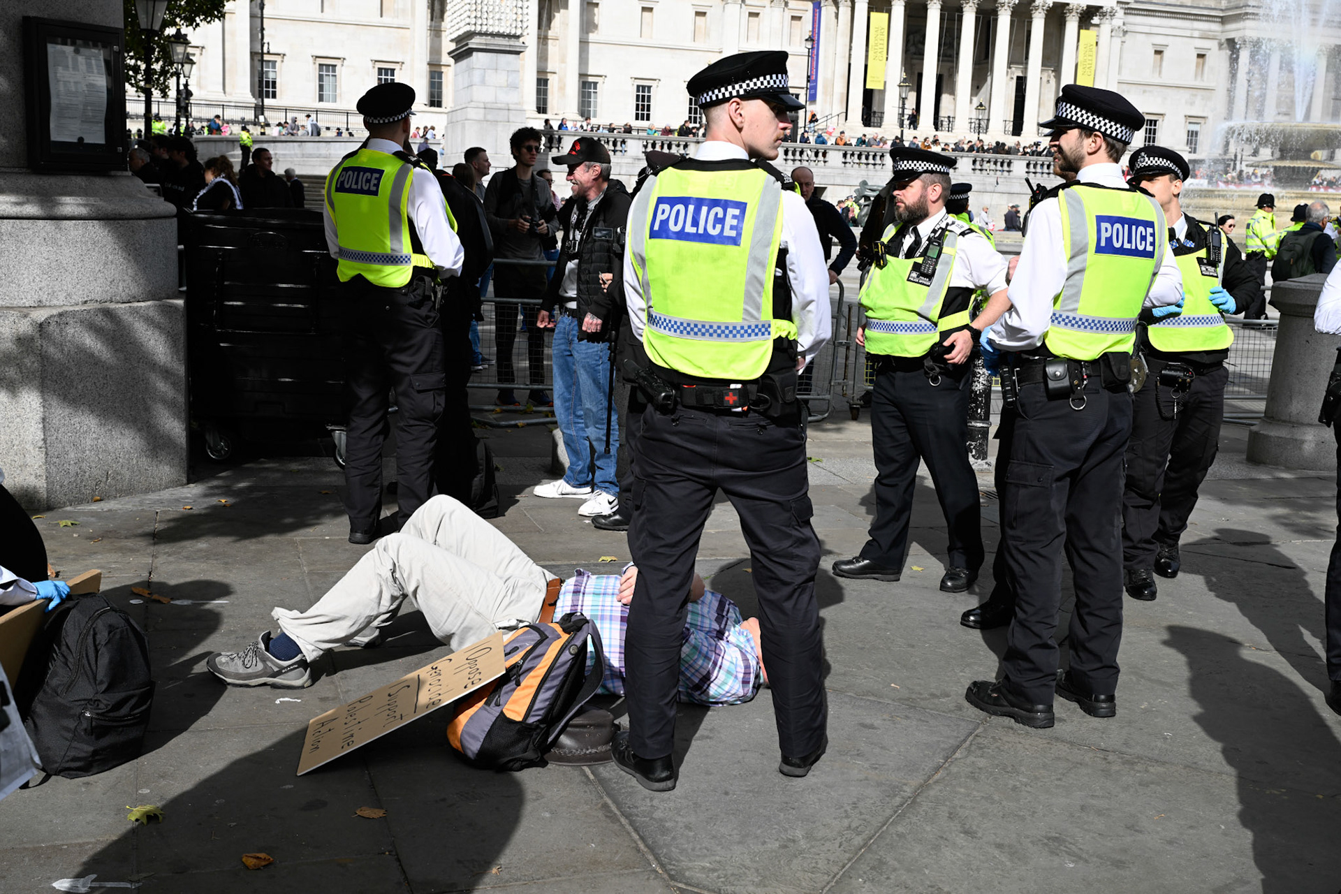 London, UK, 4th October 2025: Defend our juries organise a protest aimed at overturning the ban on Palestine Action, Monkey Butler Images / Alamy Live News