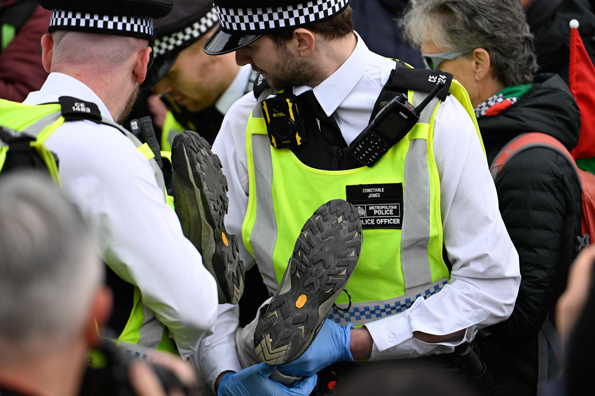 London, UK, 4th October 2025: Defend our juries organise a protest aimed at overturning the ban on Palestine Action, Monkey Butler Images / Alamy Live News