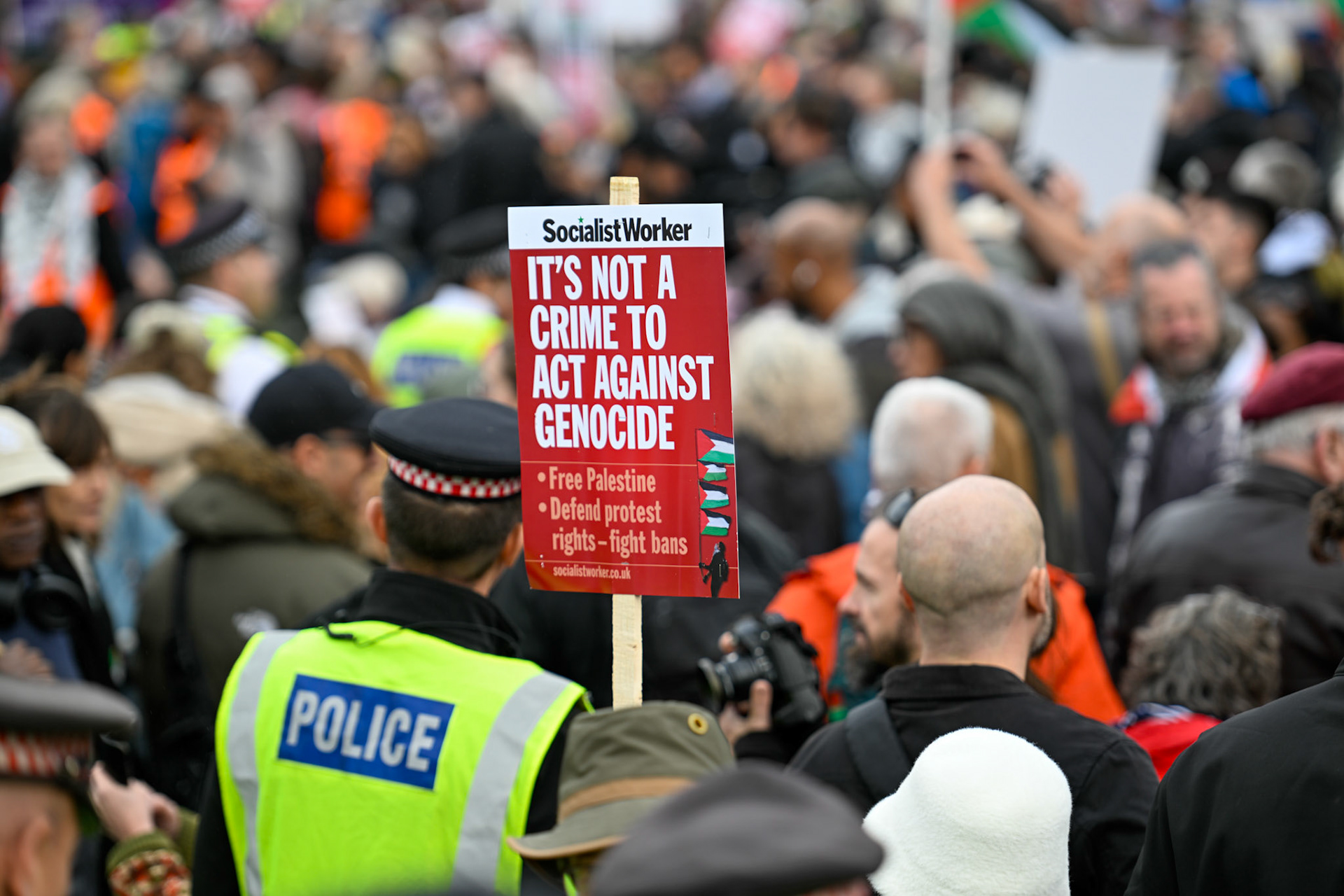 London, UK, 4th October 2025: Defend our juries organise a protest aimed at overturning the ban on Palestine Action, Monkey Butler Images / Alamy Live News