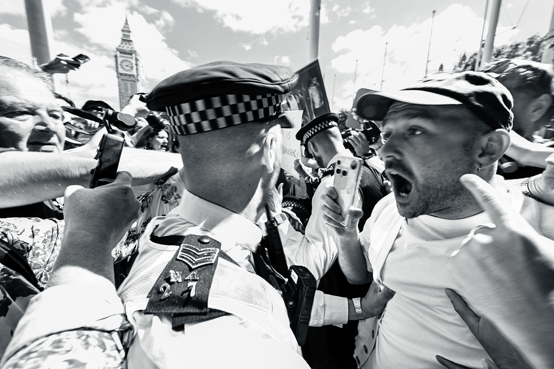 Hundreds of activists gathered to support the proscribed terrorist group Palestine Action. Police arrested any person supporting the group resulted in mass arrests.