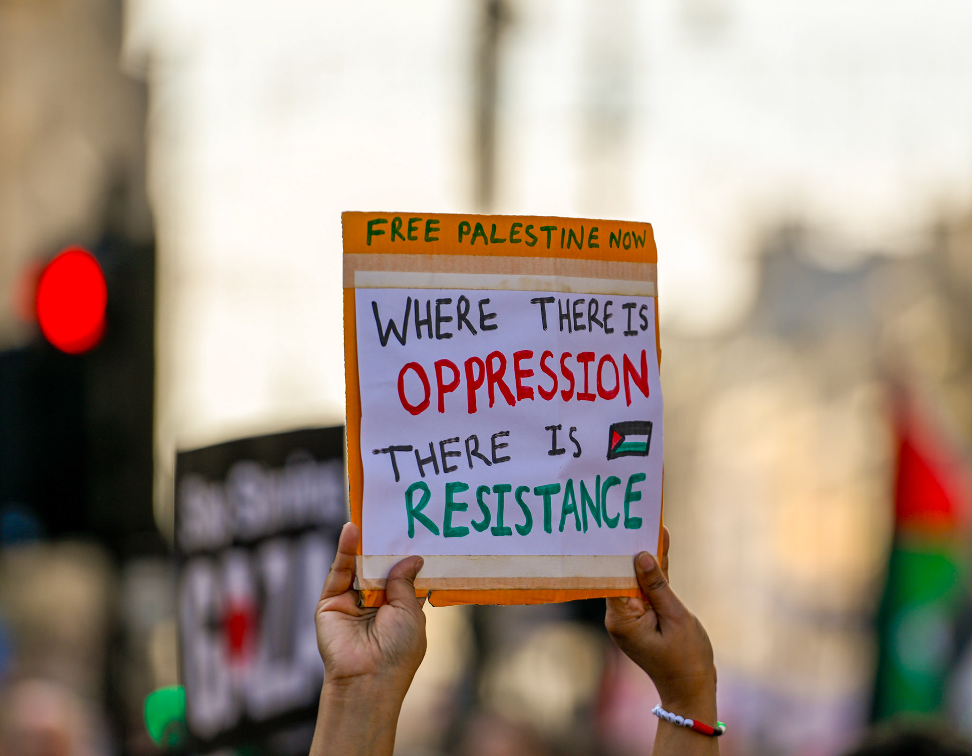 London, UK, 11th October 2025: tens of thousands of protestors marched through the streets of London against the continued crsis in Gaza, Monkey Butler Images / Alamy Live News