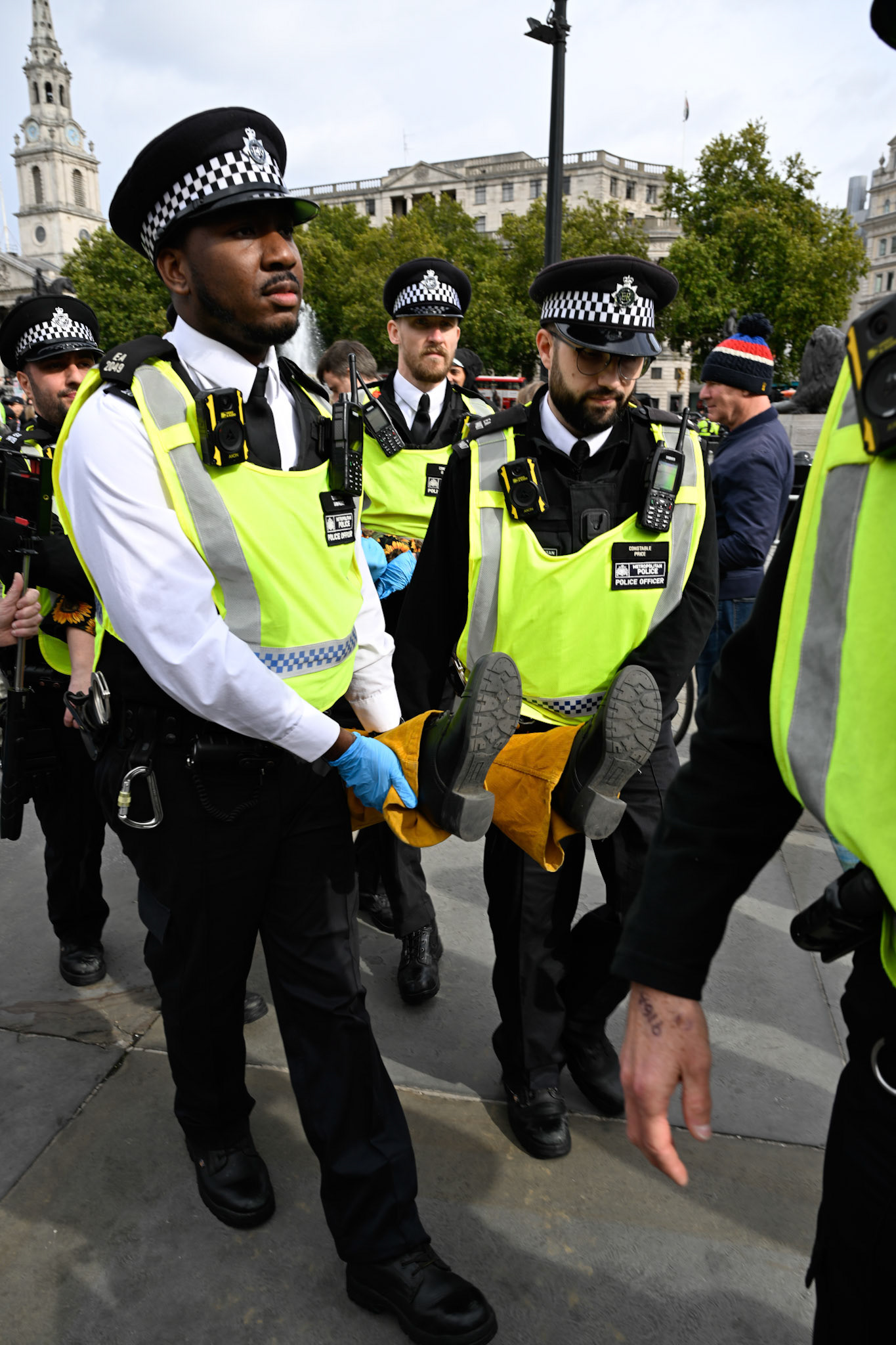 London, UK, 4th October 2025: Defend our juries organise a protest aimed at overturning the ban on Palestine Action, Monkey Butler Images / Alamy Live News