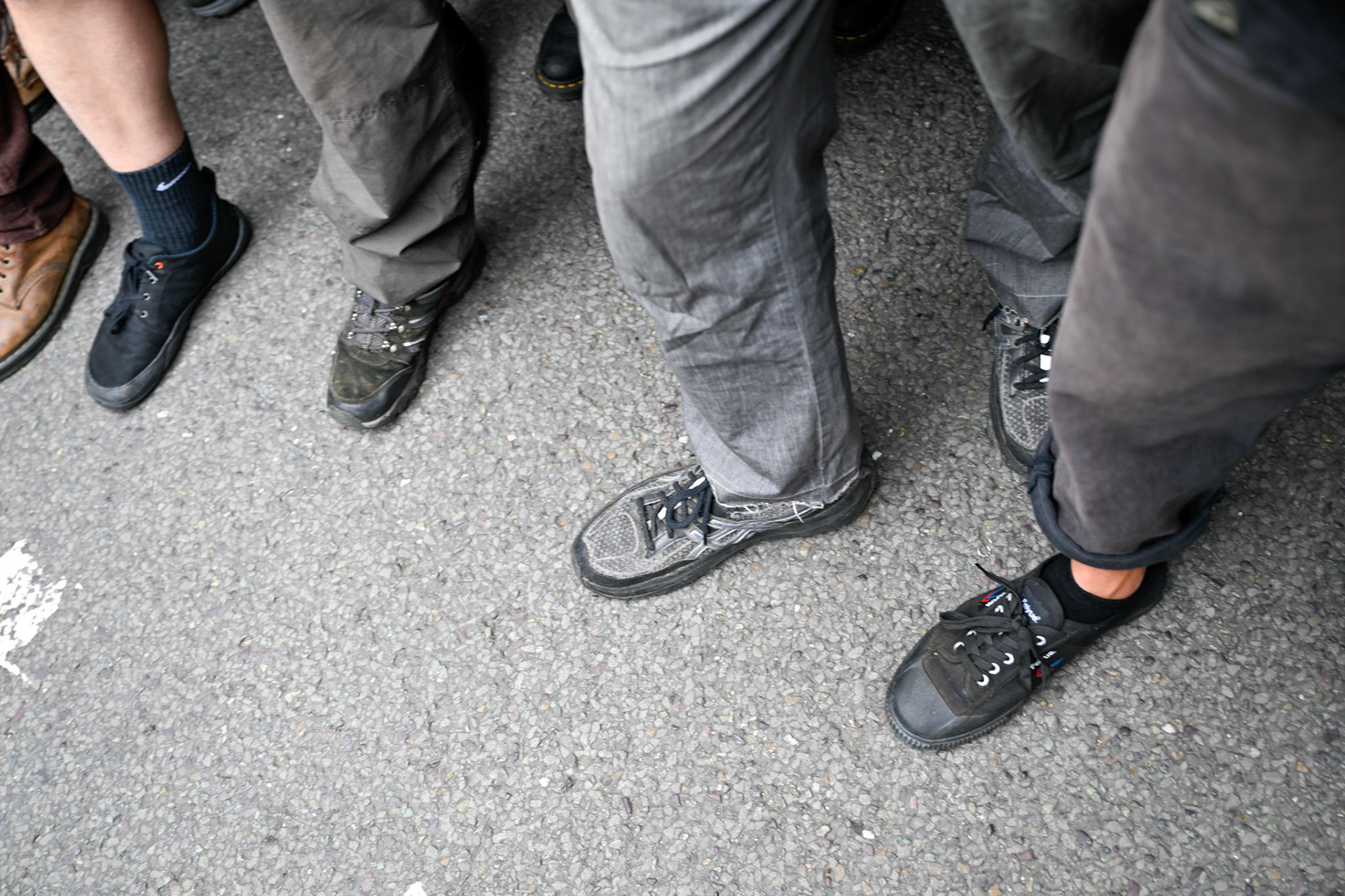 London, UK, 2nd August 2025, Protest outisde of the Thistle Hotel Barbican supporting migrant residents and challenging a counter protest
