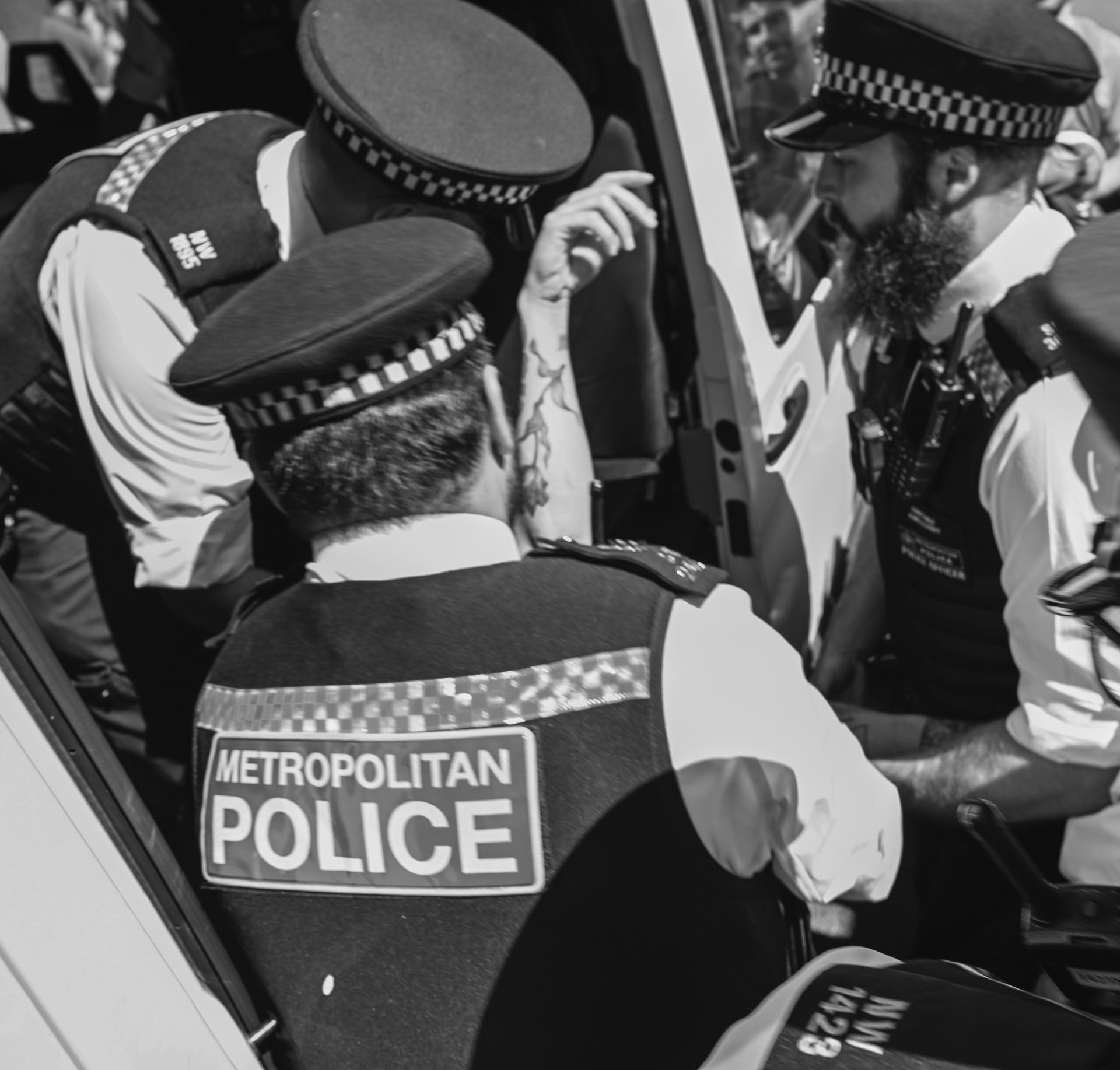 Supporters of the proscribed terrorist group "Palestine Action" were arrested at Parliament Square, Westminster.