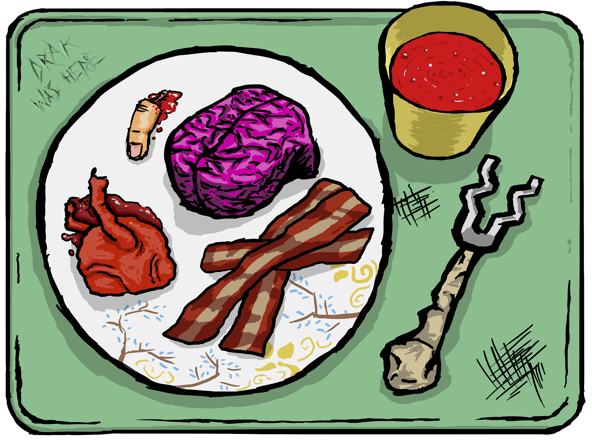 Awktober Day 4: Mess Hall