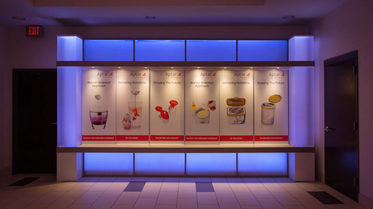 Aptar product displays