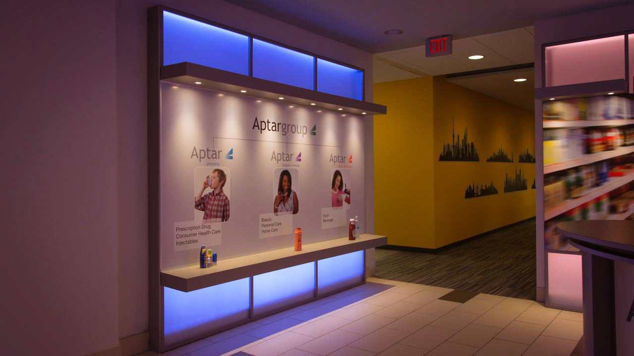 Aptar product displays