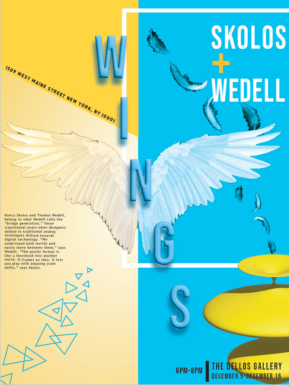 Skolos & Wedell Exhibition Poster