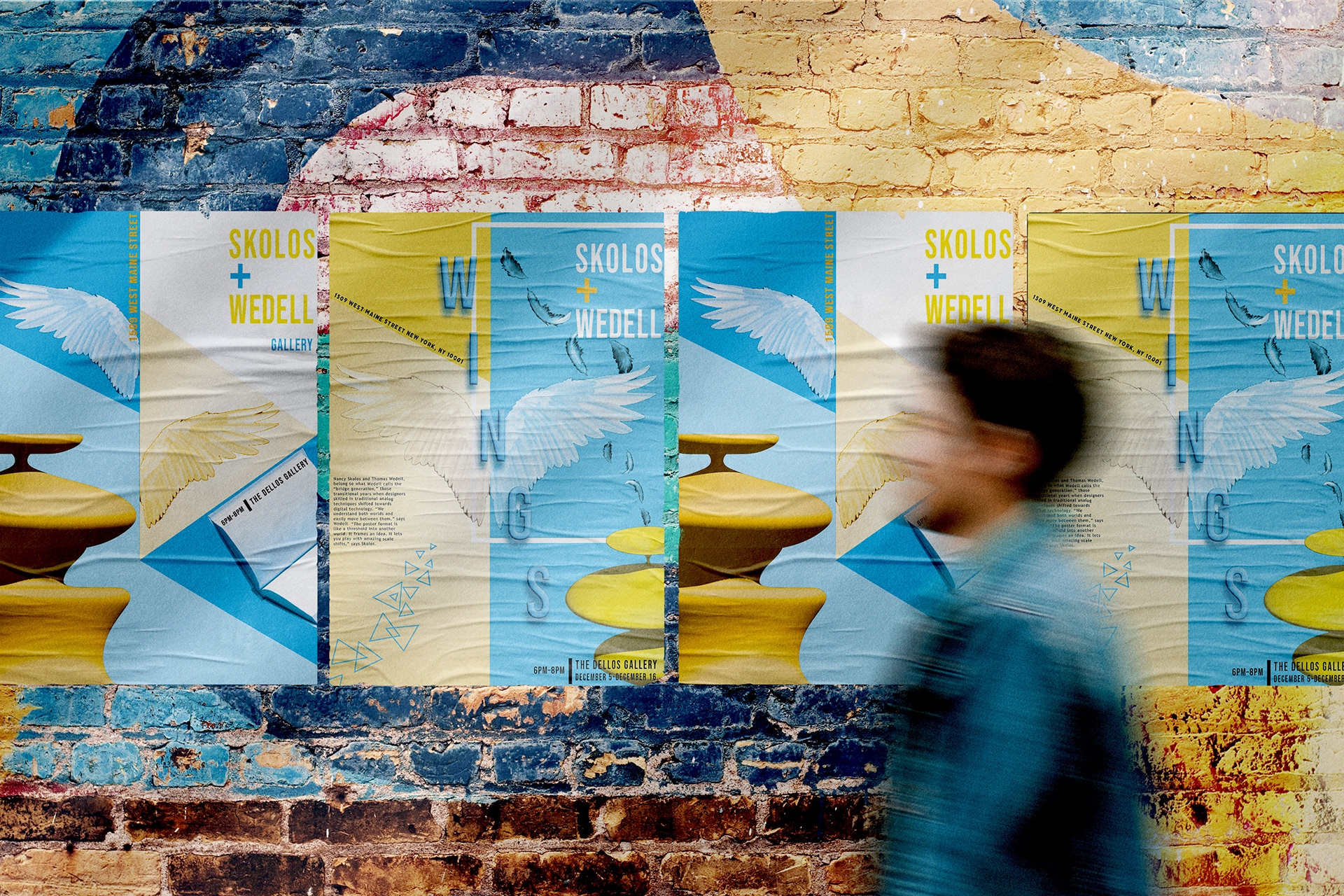 Skolos & Wedell Exhibition Poster