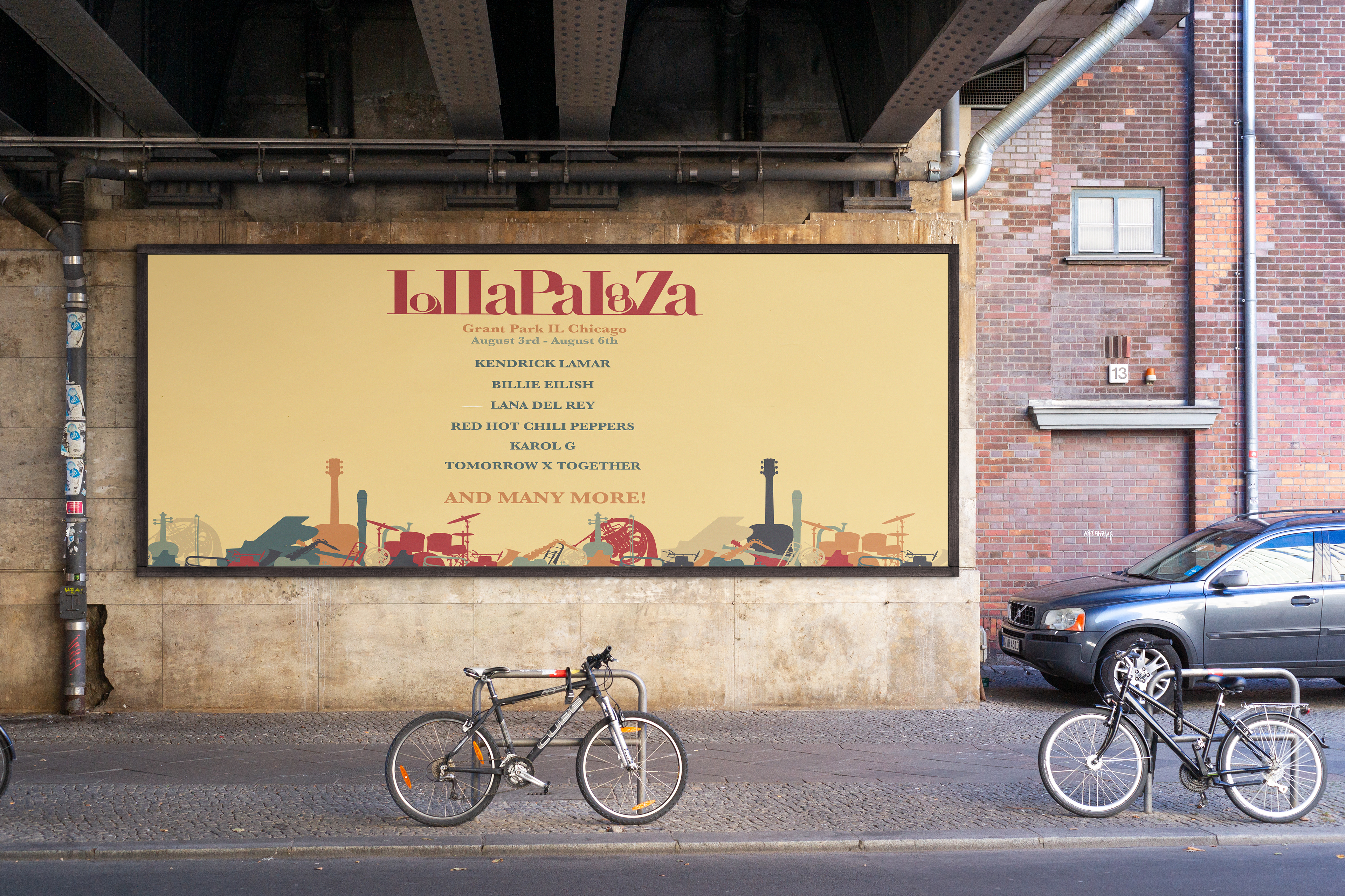 Billboard/Large setlist poster