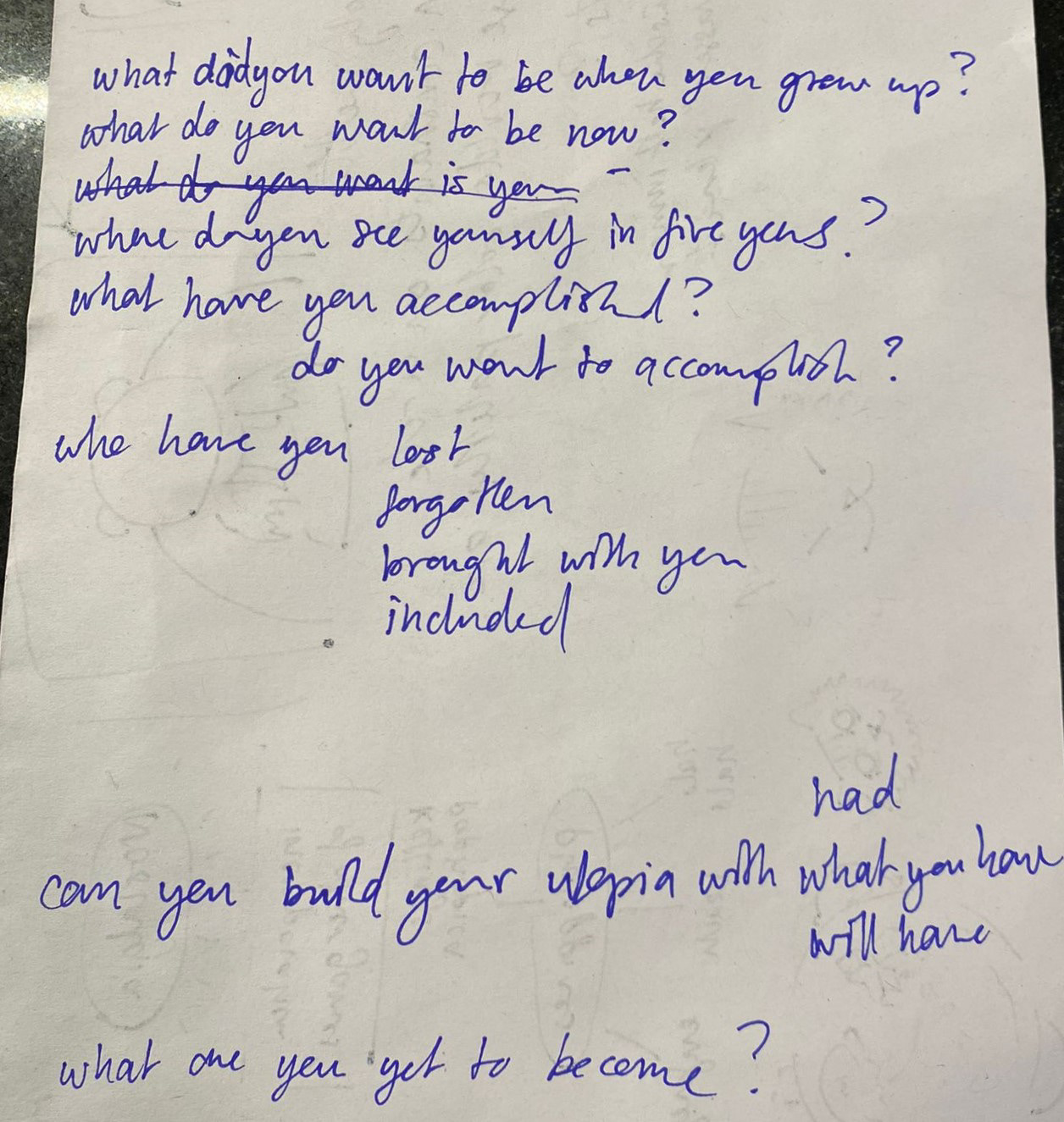 text draft