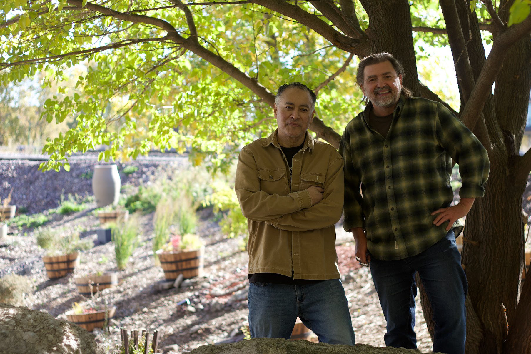 Israel Ceballos and Paul Matylonek of Chicago Native Garden Projects