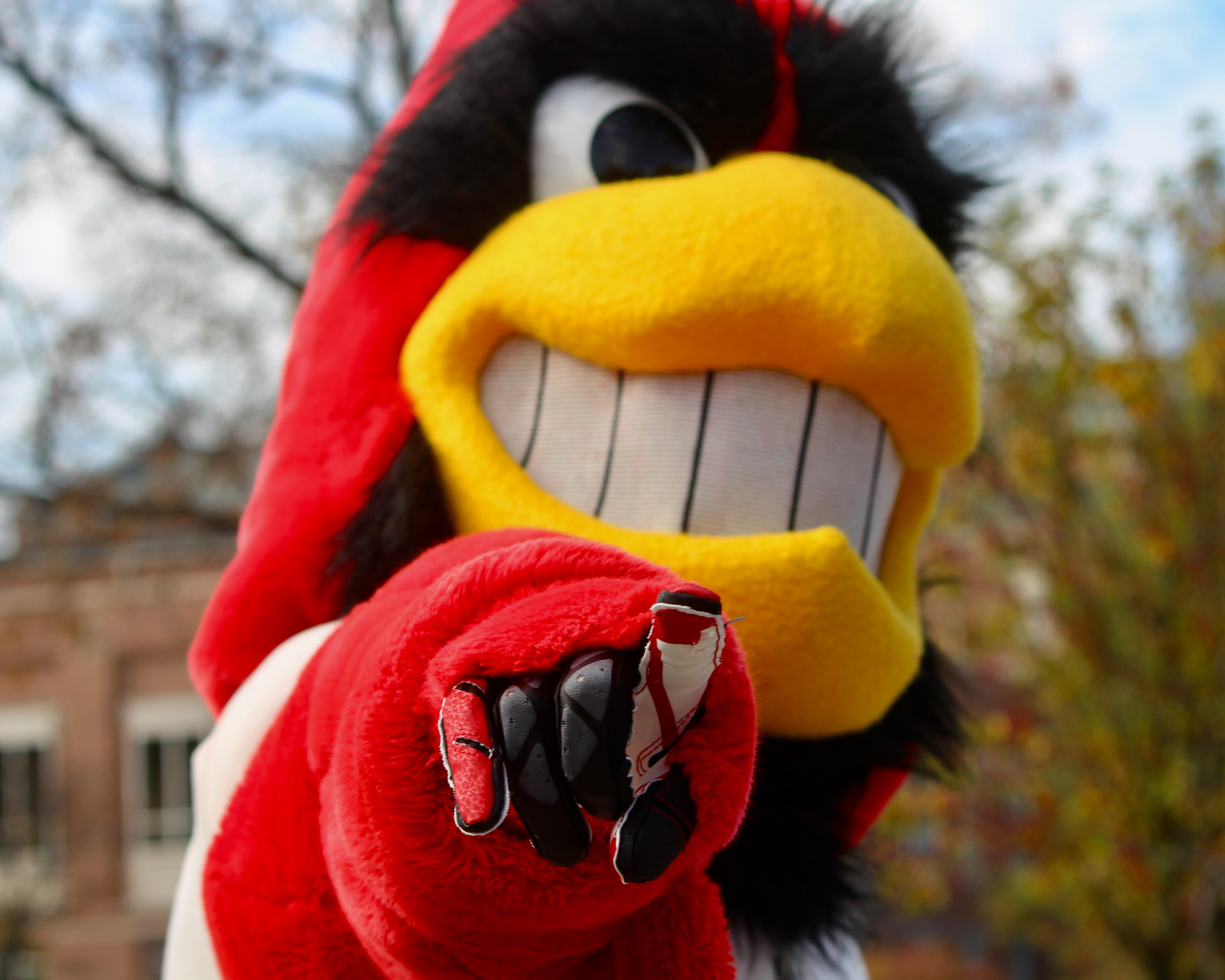 Charlie Cardinal visiting the Honors House.
