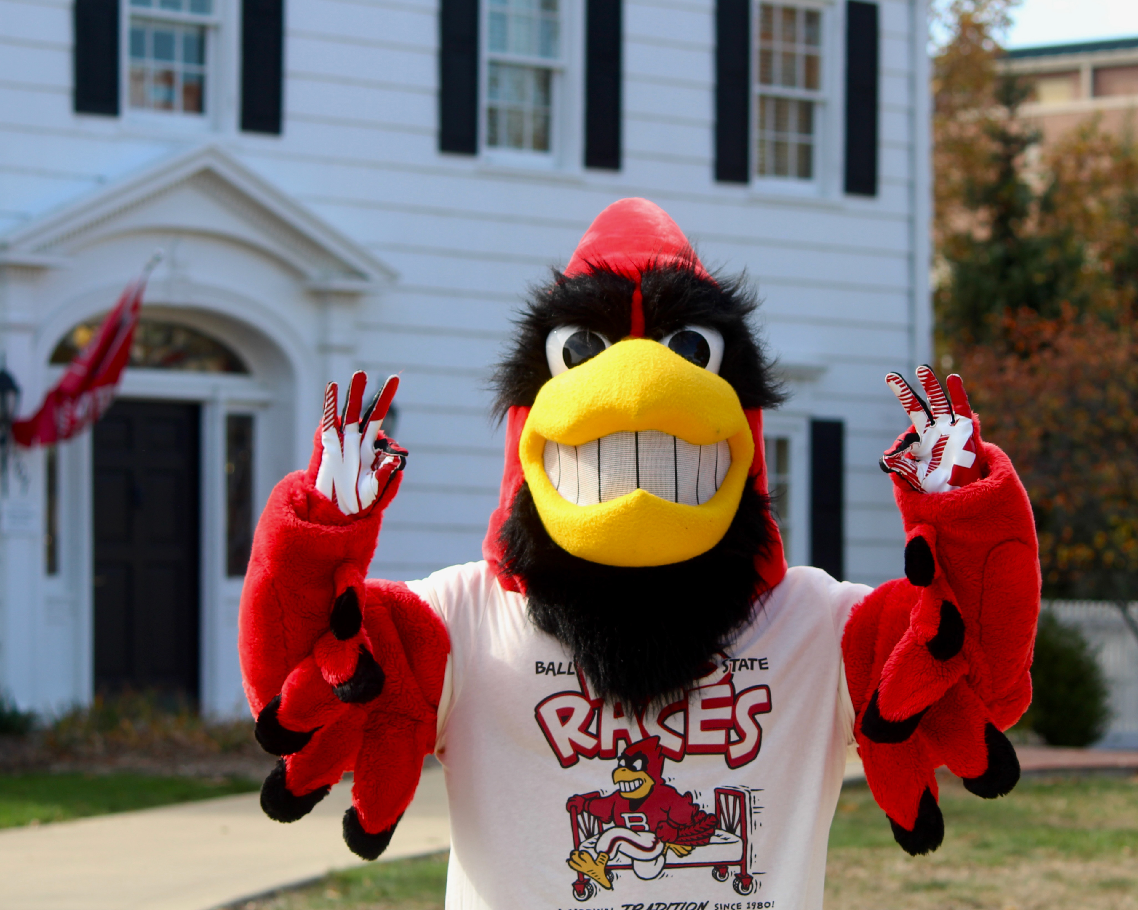 Charlie Cardinal visiting the Honors House.