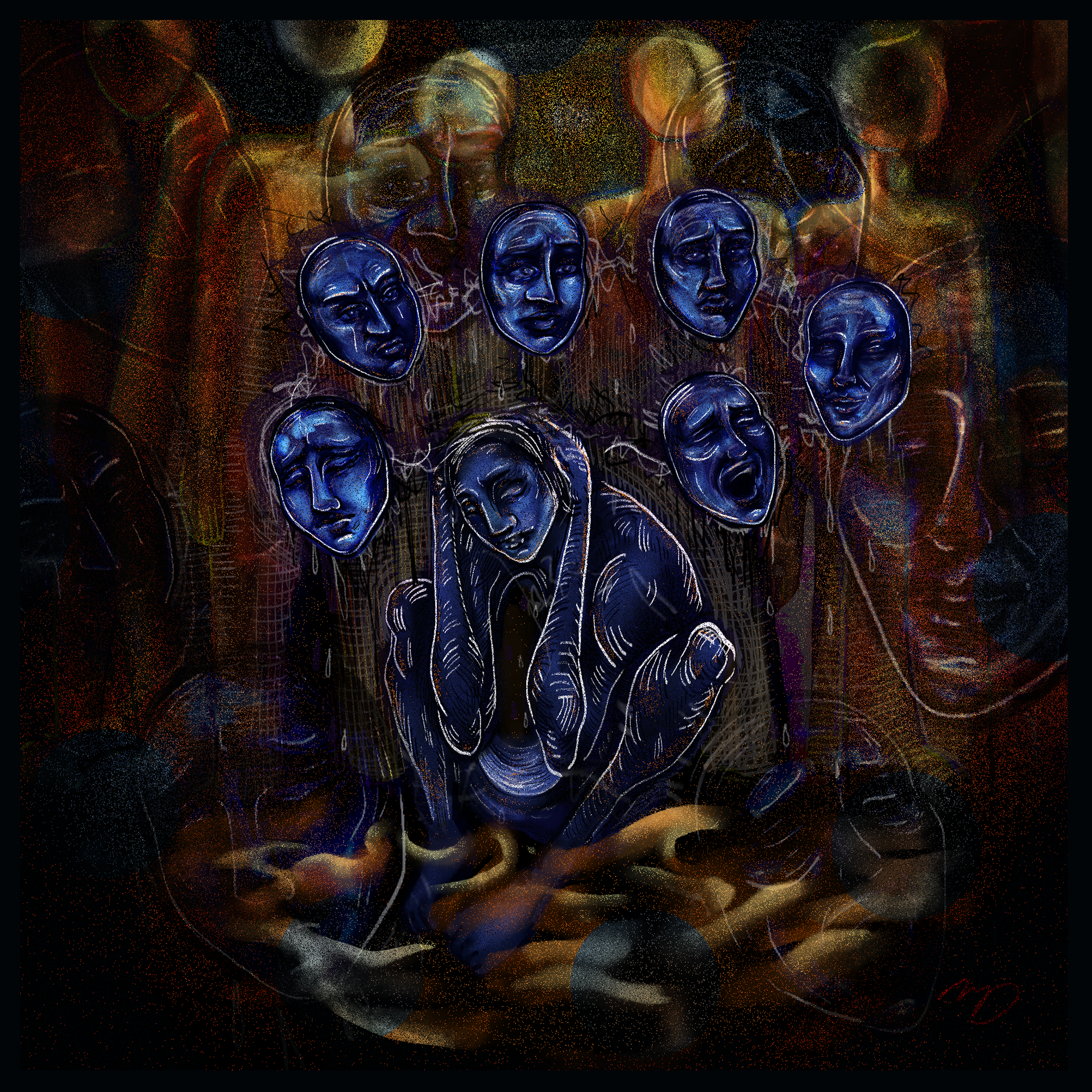 *Client work: Grief - Illustration done for SWA