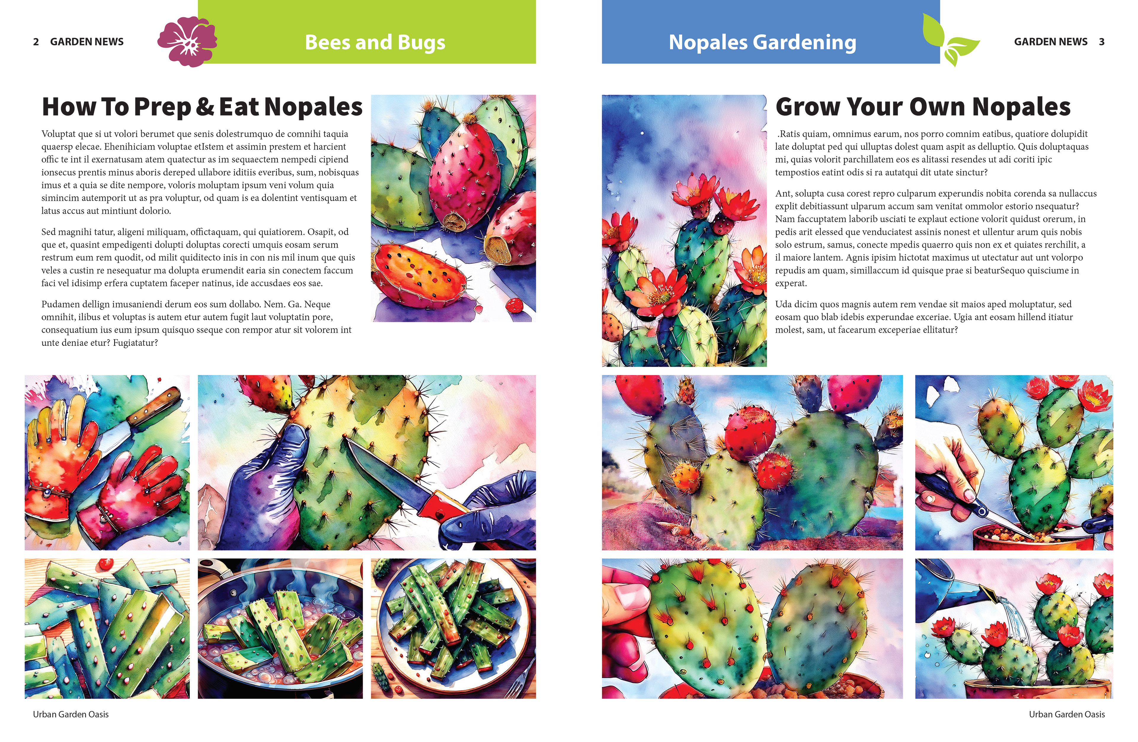 Nopal Magazine Cover * images from firefly